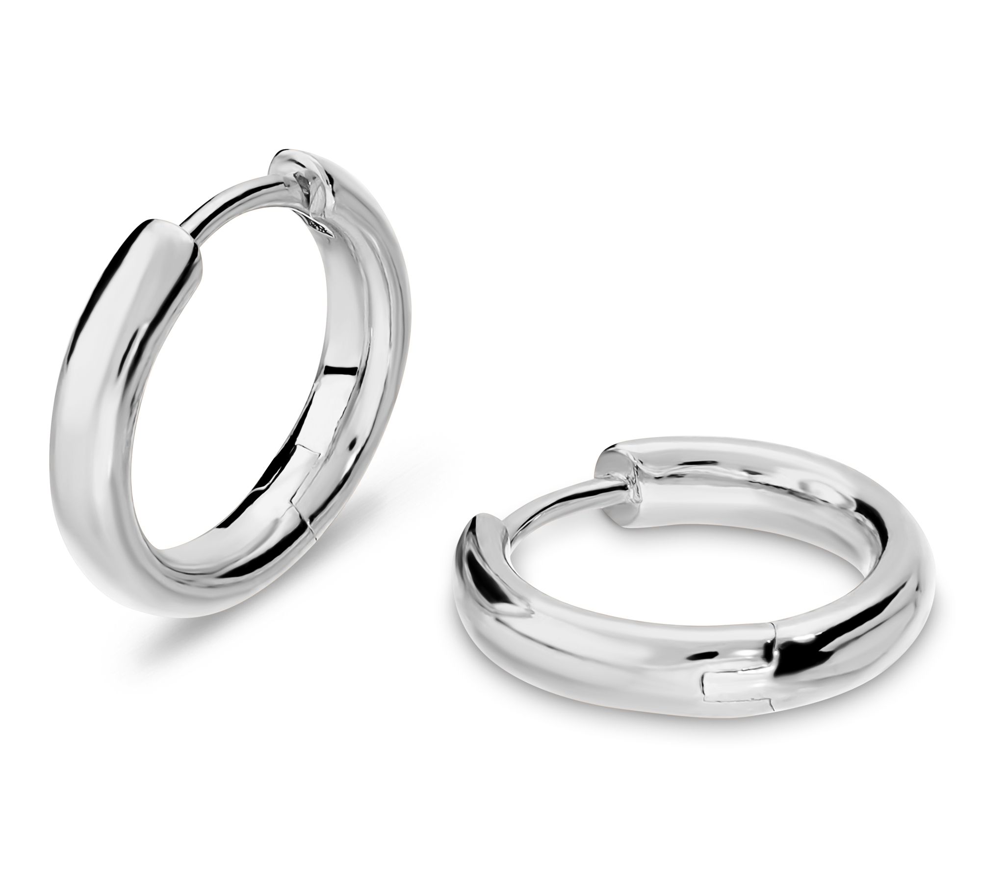 David Markstein Bronze 1/2" Polished Round HoopEarrings