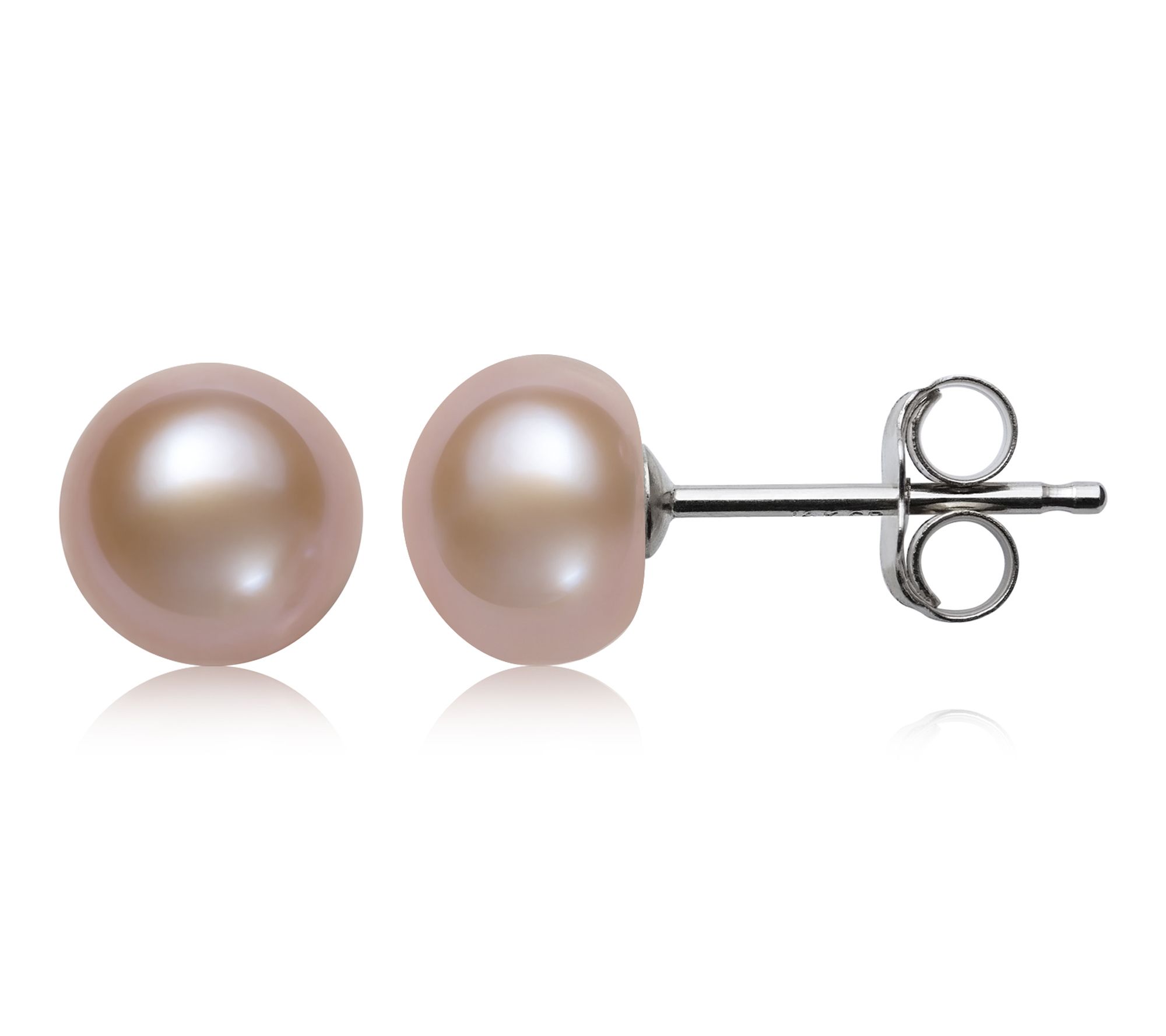 Amour De Pearl 6-7mm Cultured Pearl Stud Earrings, Sterling