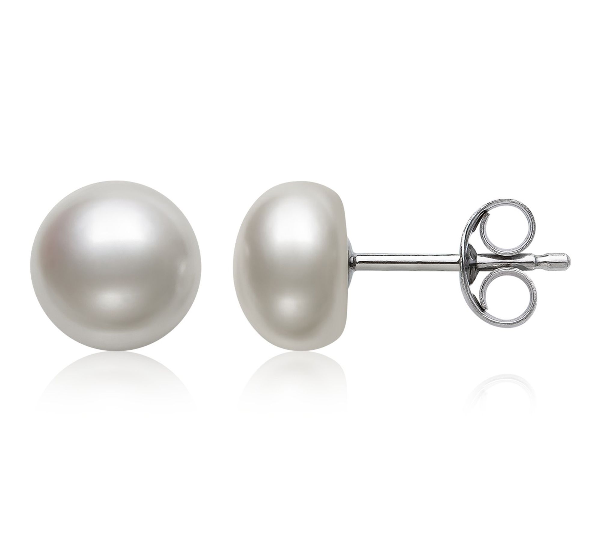Amour De Pearl 6-7mm Cultured Pearl Stud Earrings, Sterling