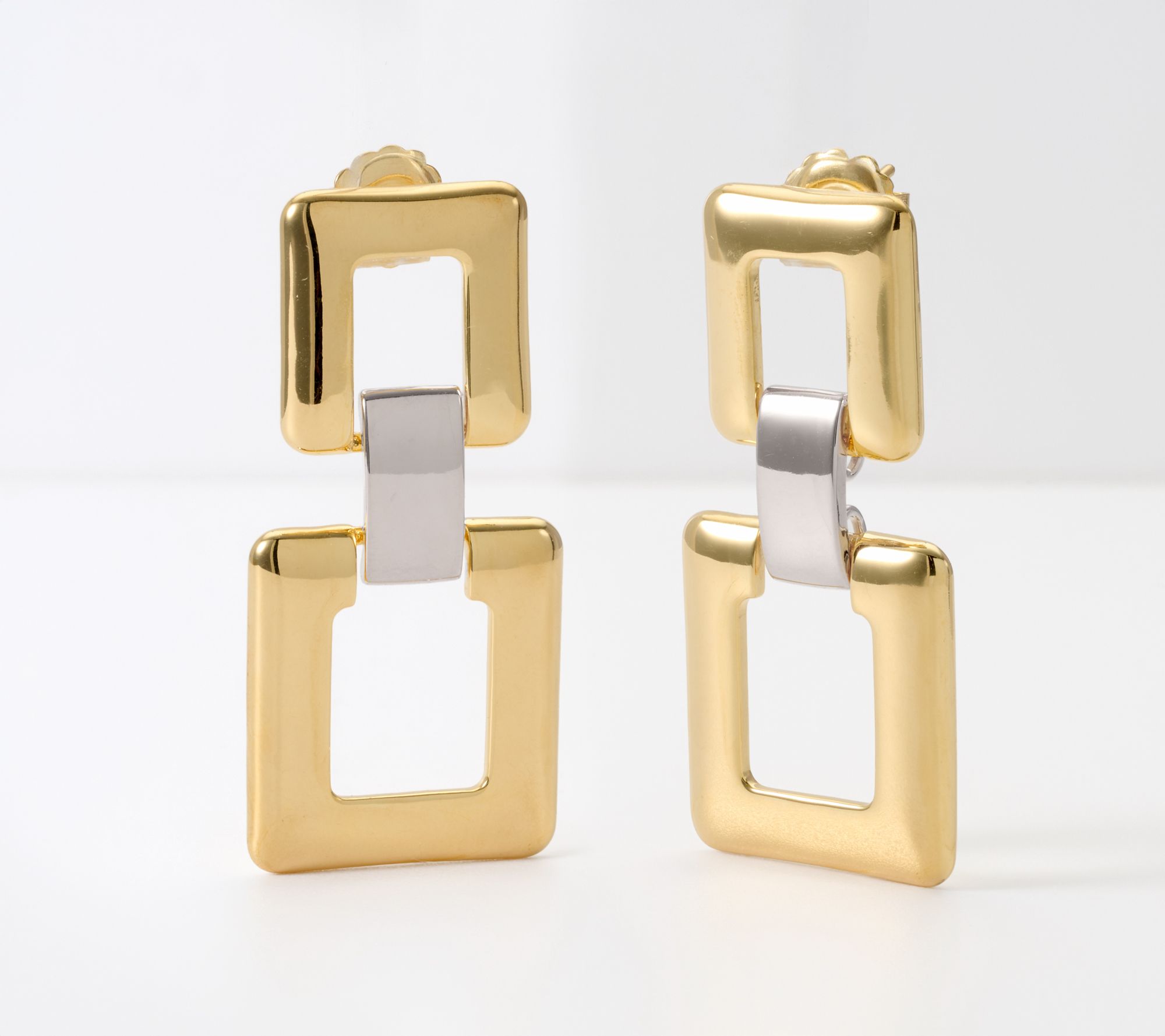  David Markstein Bronze Upscale Doorknocker Earrings - J467898