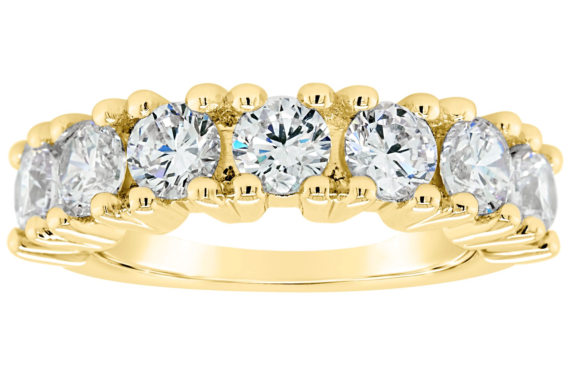 Affinity 14K Gold 2.05 cttw Prong-Set Diamond Band Ring