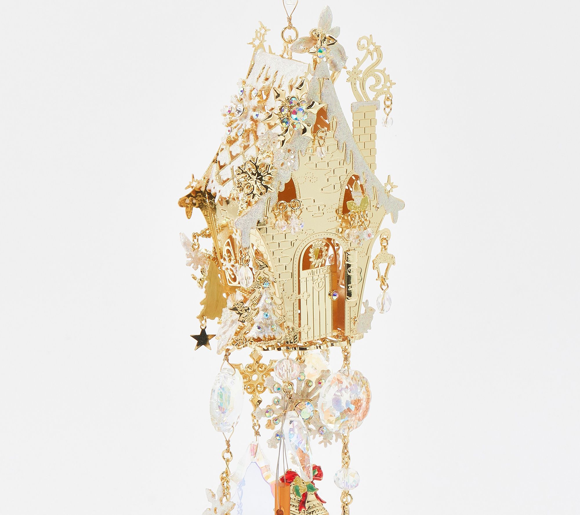 Kirks Folly Winter Wonderland Fairy House Wind Chime