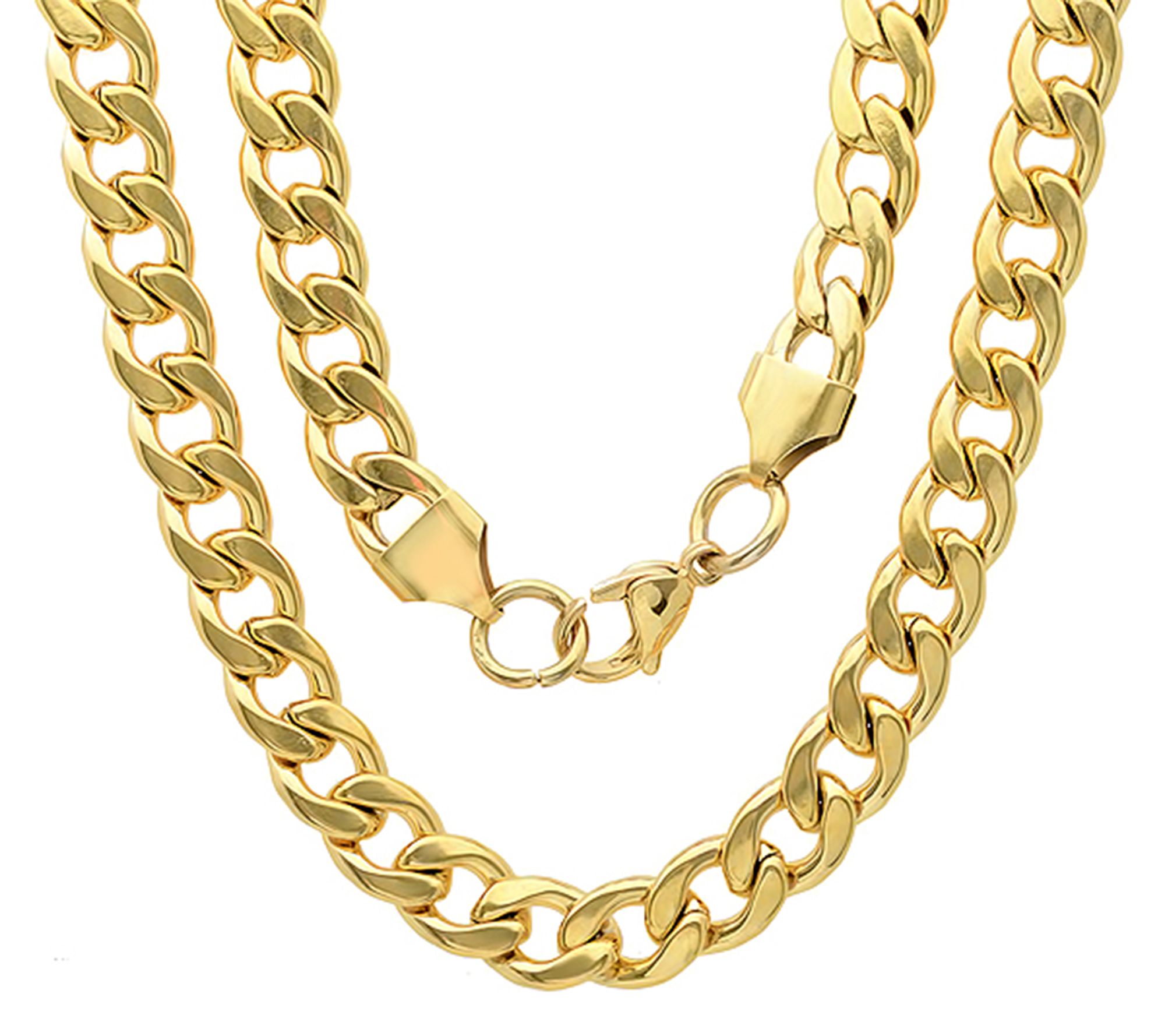 Steel by Design Men's Curb Link Necklace