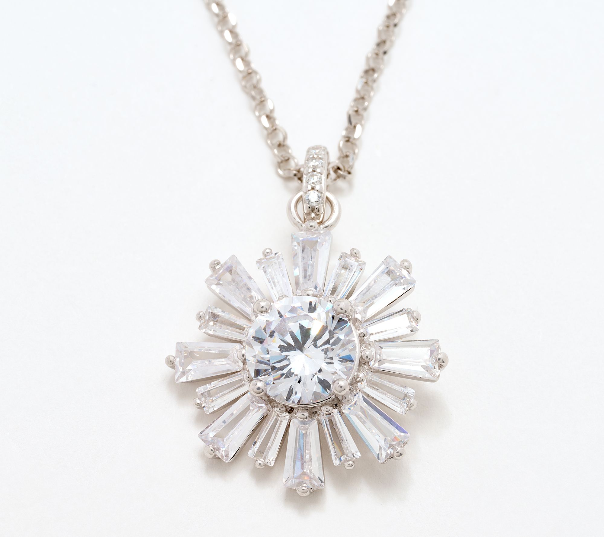 Qvc deals diamonique necklaces