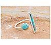 Barse Artisan Crafted Composite TurquoiseAdjustable Ring, 2 of 2