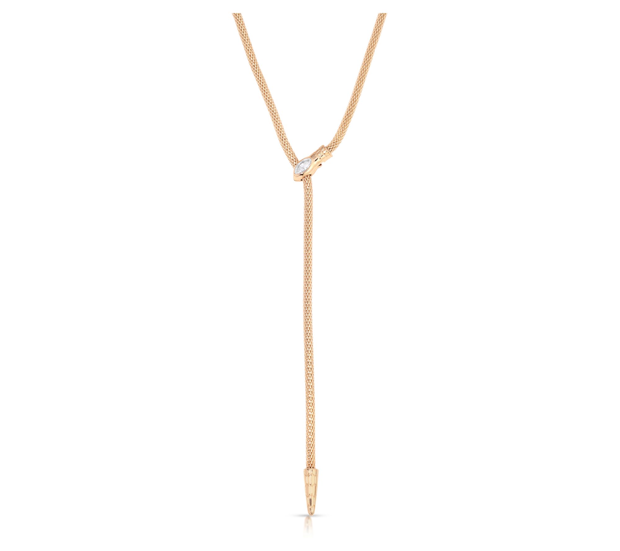 Ettika Serpentina Lariat Necklace
