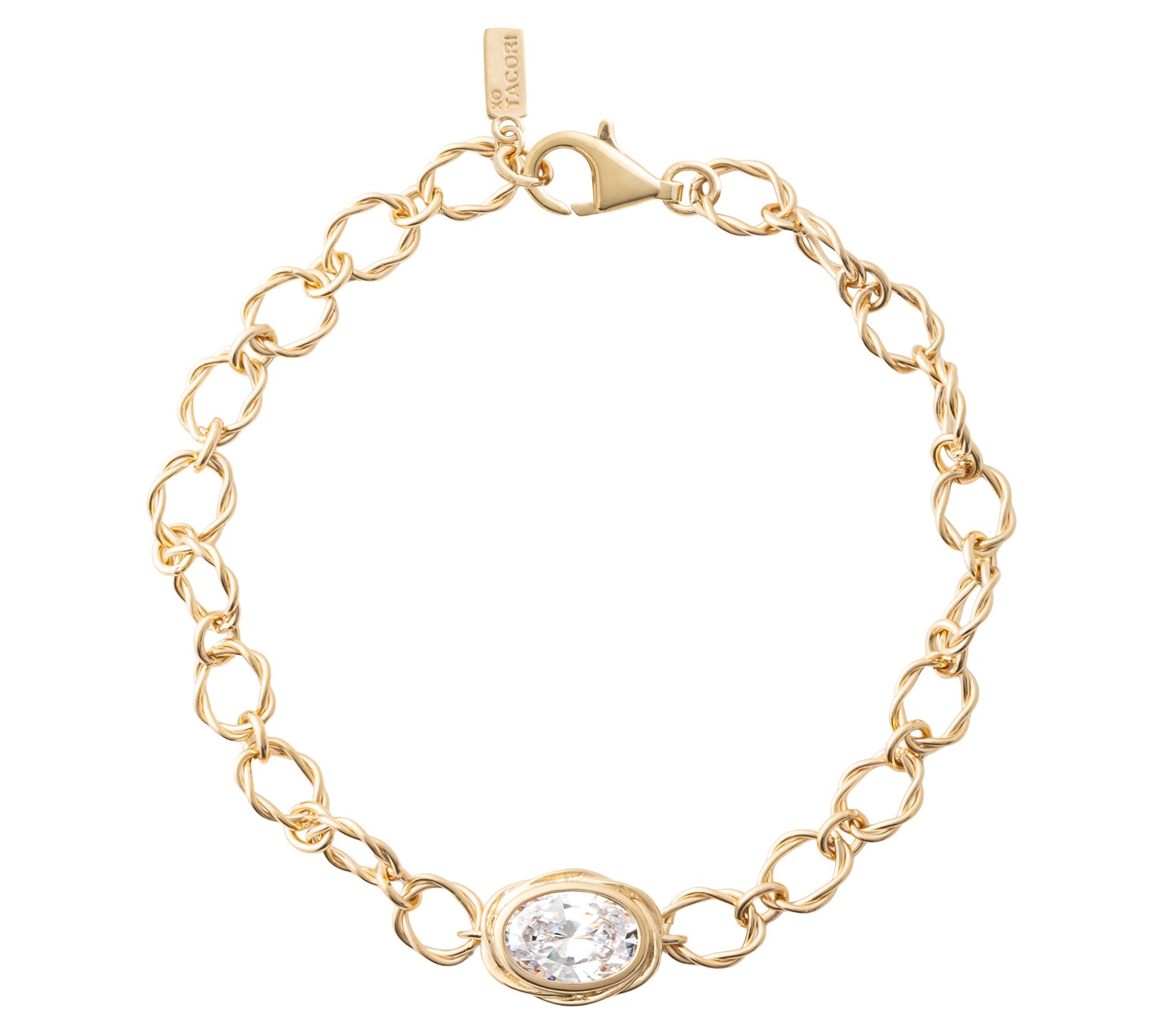 XO TACORI Lab Grown Diamond 1.5 cttw Oval Bracelet, 14K