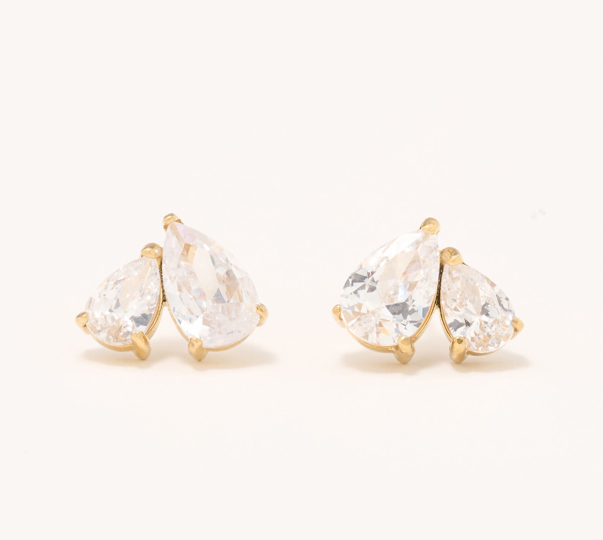  Steel by Diamonique Stud Earring