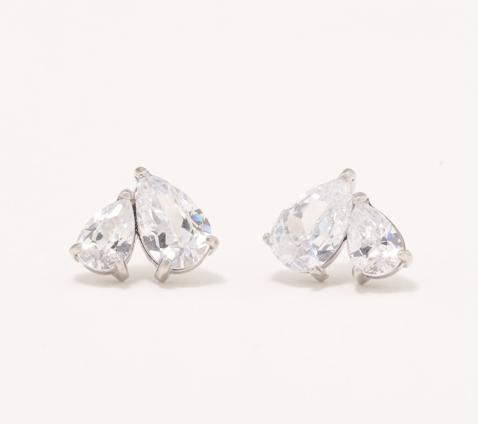 Steel by Diamonique Stud Earring