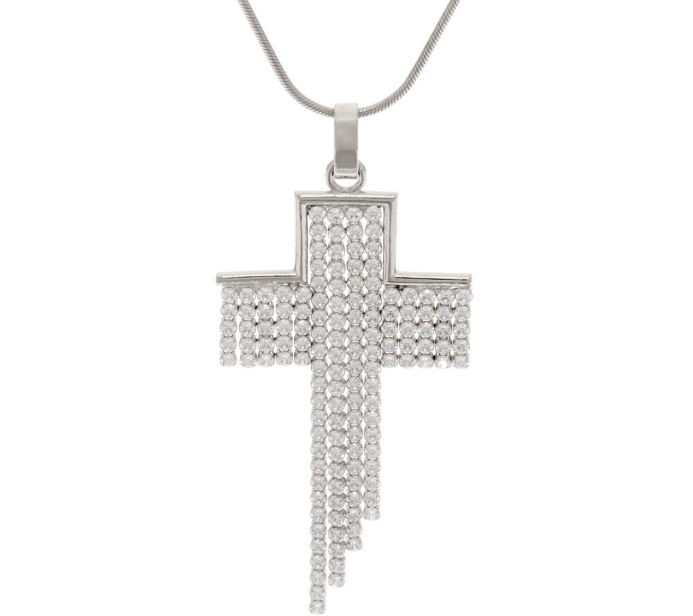 Image result for qvc  Gili long  cross necklace