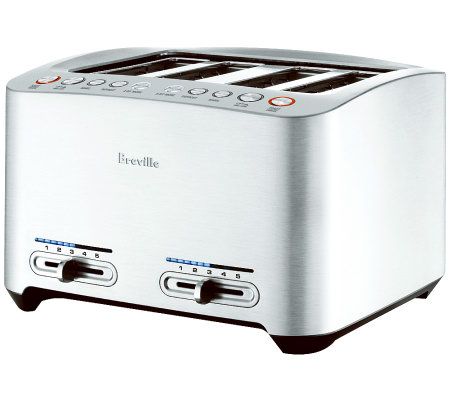  Breville BTA830XL Die-Cast Smart Toaster 4-Slice Long