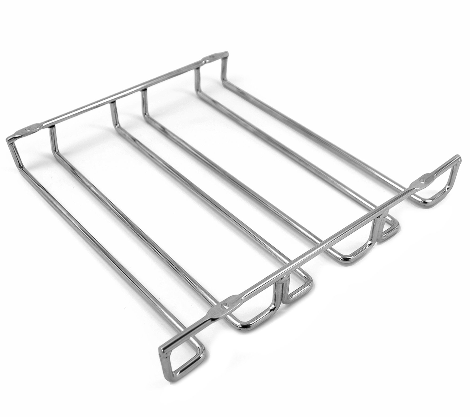 Sorbus 3-Row Under Cabinet Wine Glass Holder - olds 9 Glasses