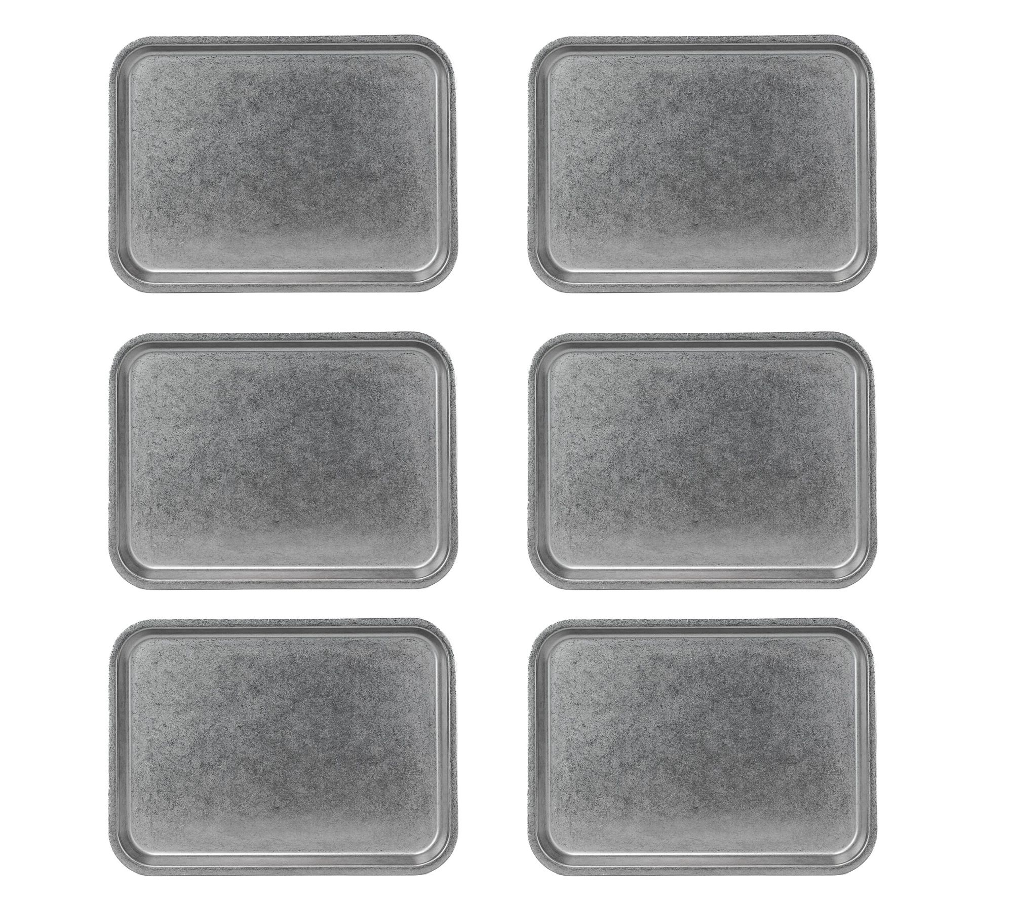 10 Strawberry Street Set of 6 Moab Dinnerware,8x11" Rectangle