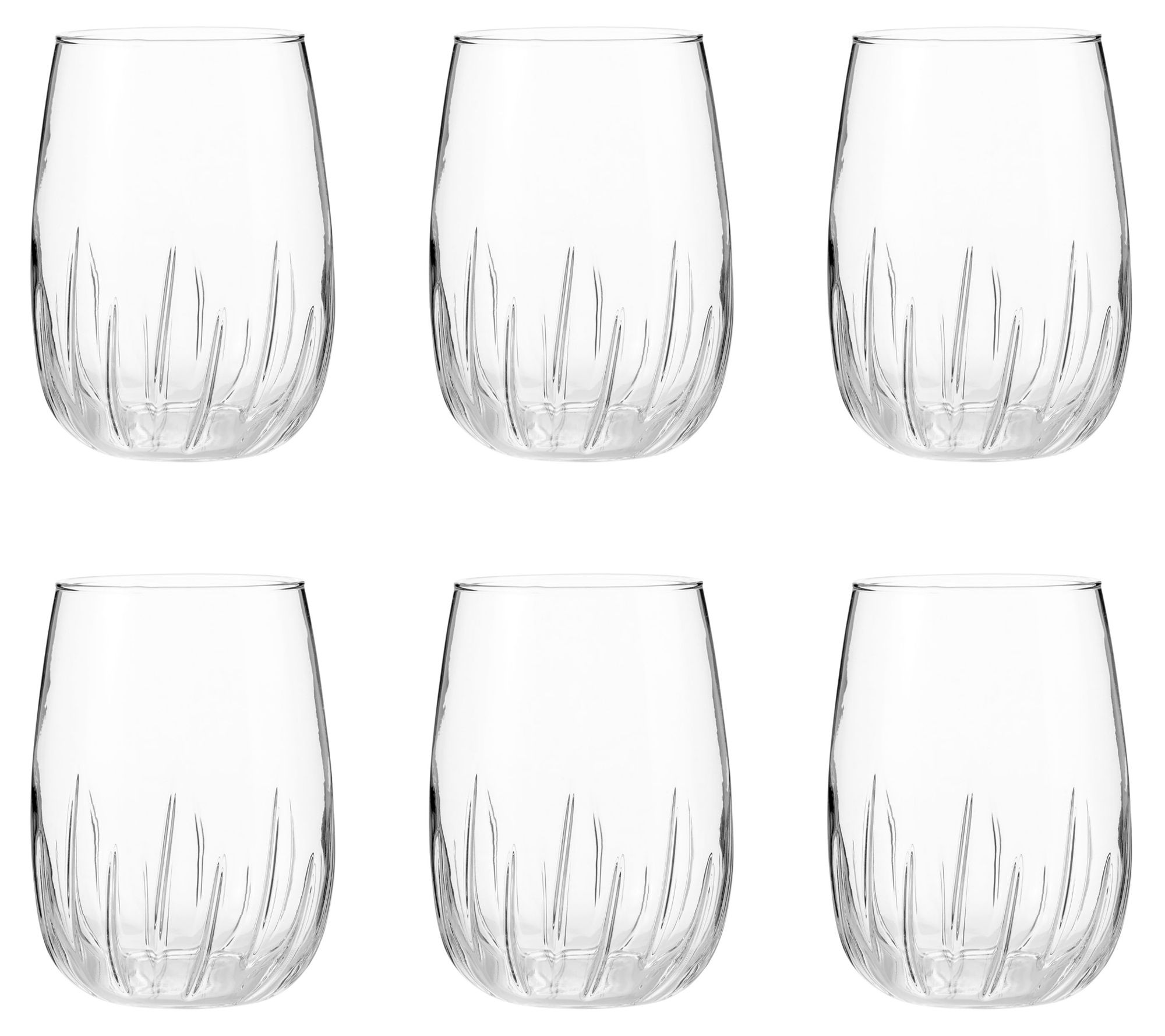 10 Strawberry Street Set of 6 Mistral AeratingStemless Wine