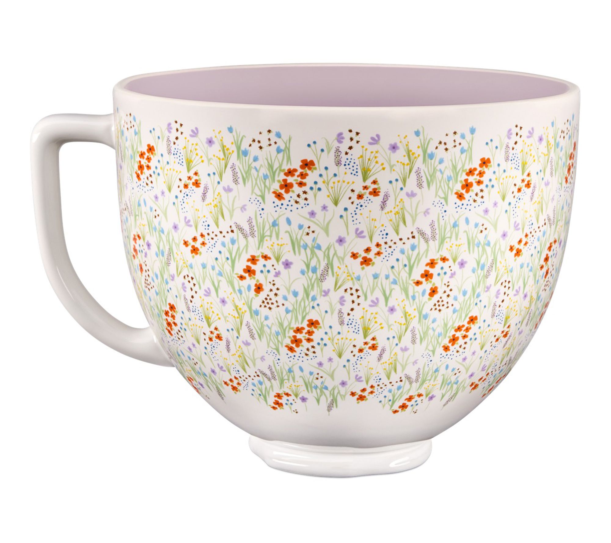 KitchenAid Ceramic 5-Quart Wildflower Stand Mixer Bowl
