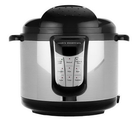 CooksEssentials 2qt Stainless Steel Pressure Cooker 