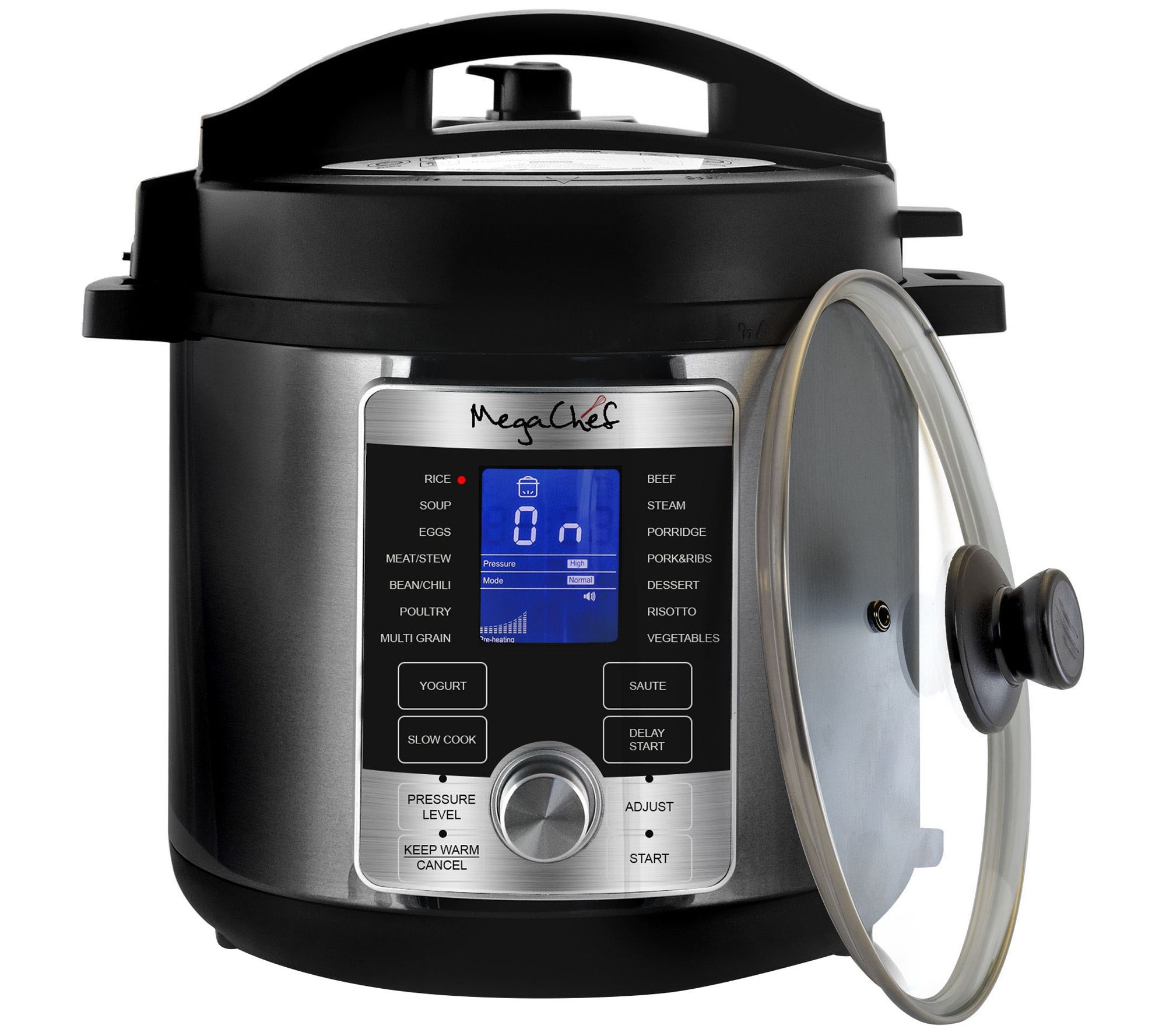 Instant Ultra 60 6 Quart Stainless Steel Pressure Slow Rice Cooker Pot 10  in 1
