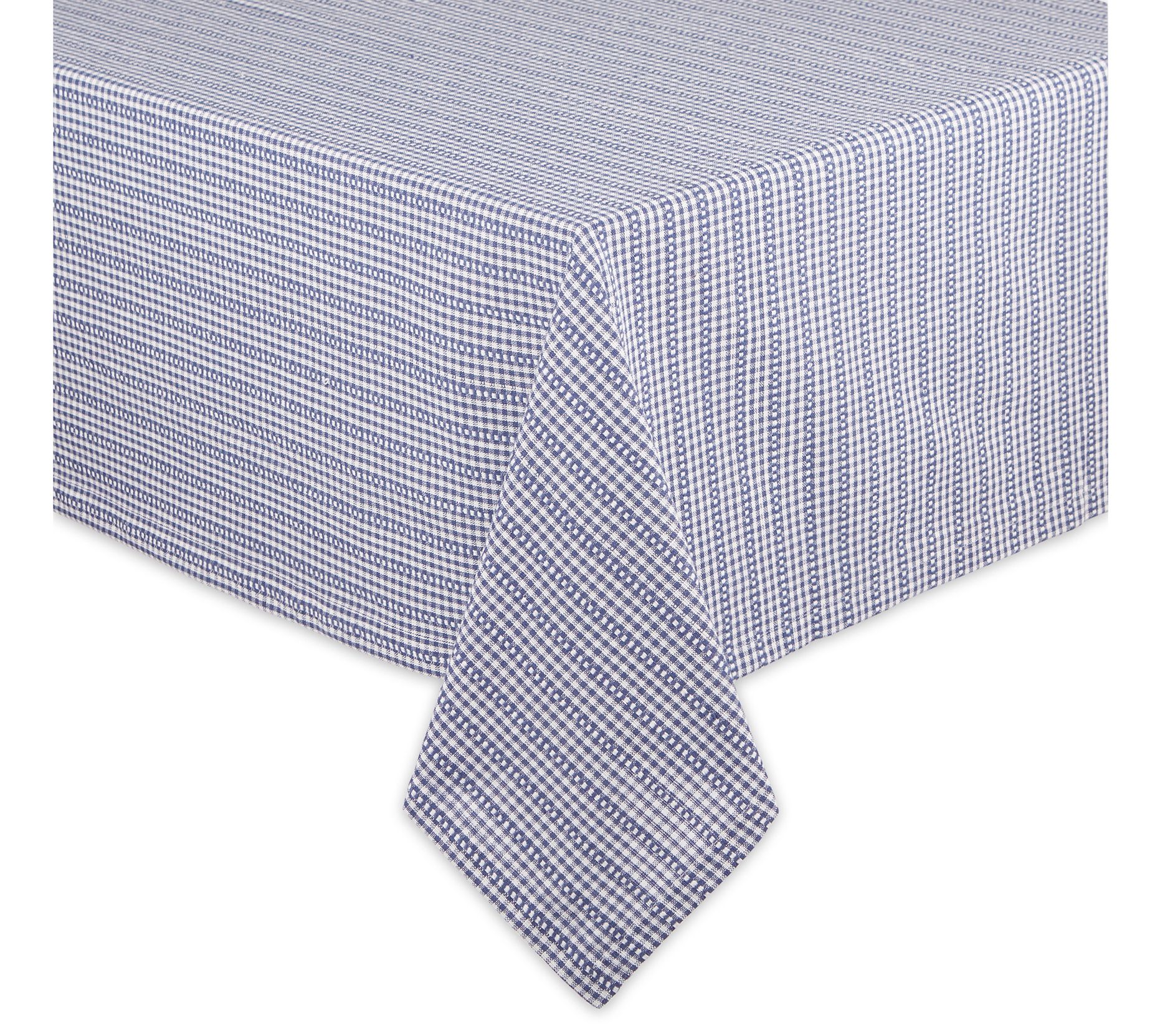 Design Imports 60" x 84" Farmhouse Gingham Tablecloth
