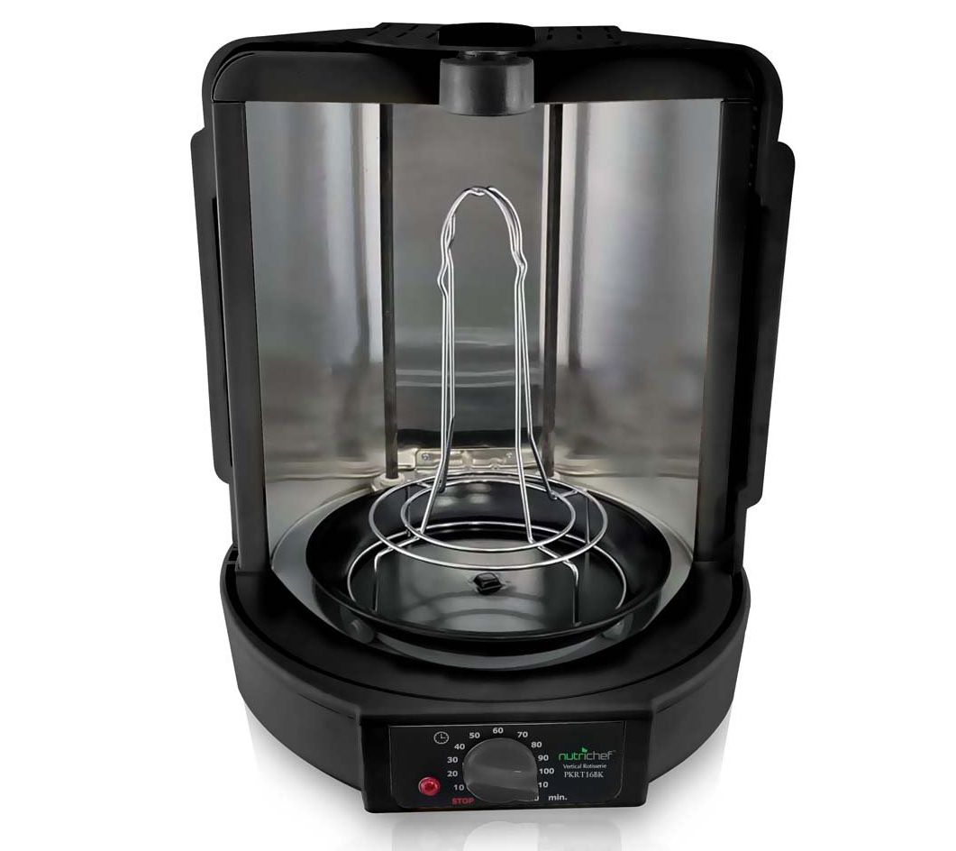Nutrichef Vertical Rotate Rotisserie Oven withAccessories