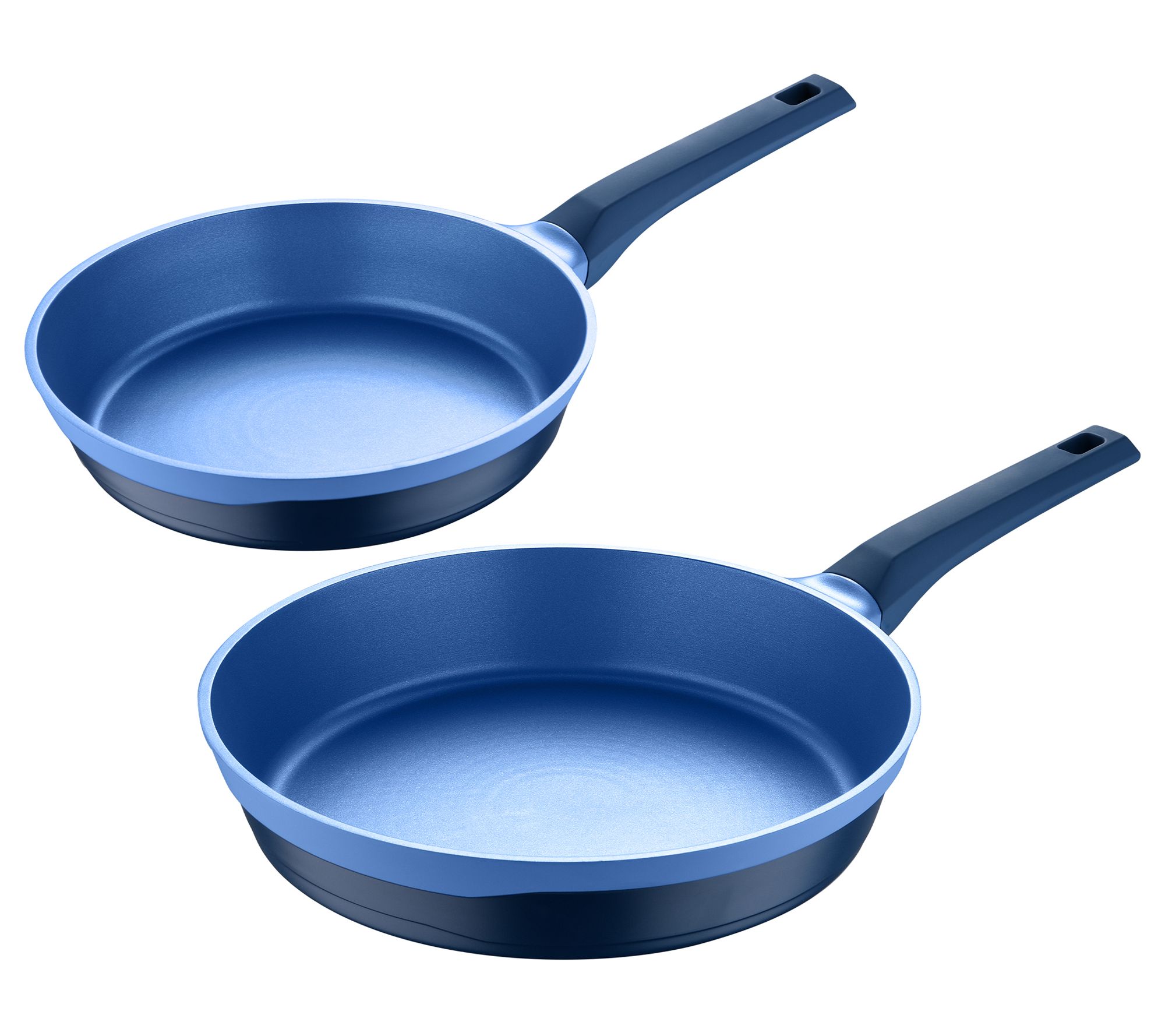 Gastro Diamond by MasterPRO- 12.5 Cast Aluminum Covered Fry Pan, Blue