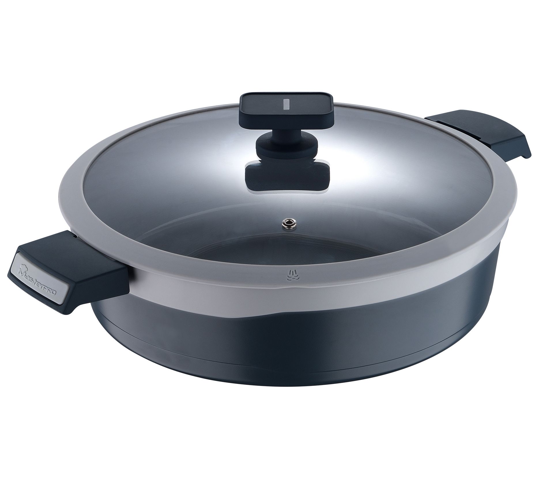 Bene Casa Stainless Steel Round Dutch Oven