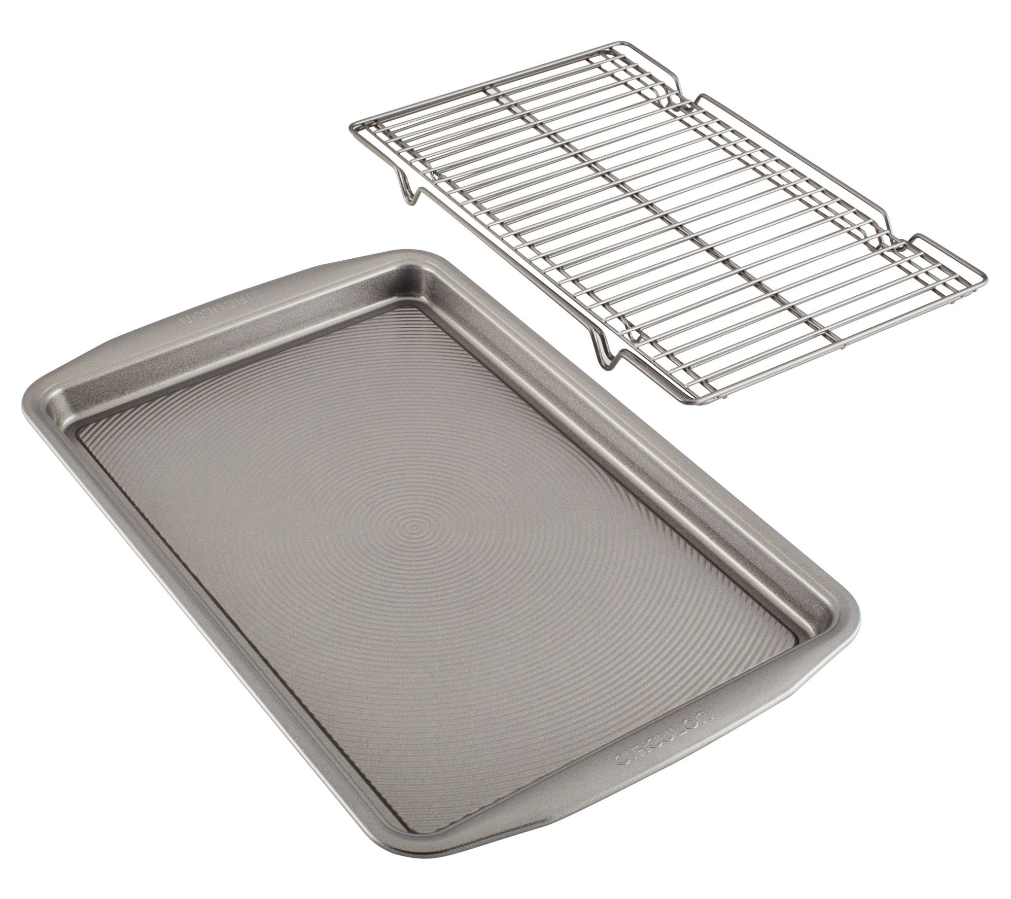 Circulon 11in x 17in Baking Sheet and Cooling R ack 3-Piece Se 