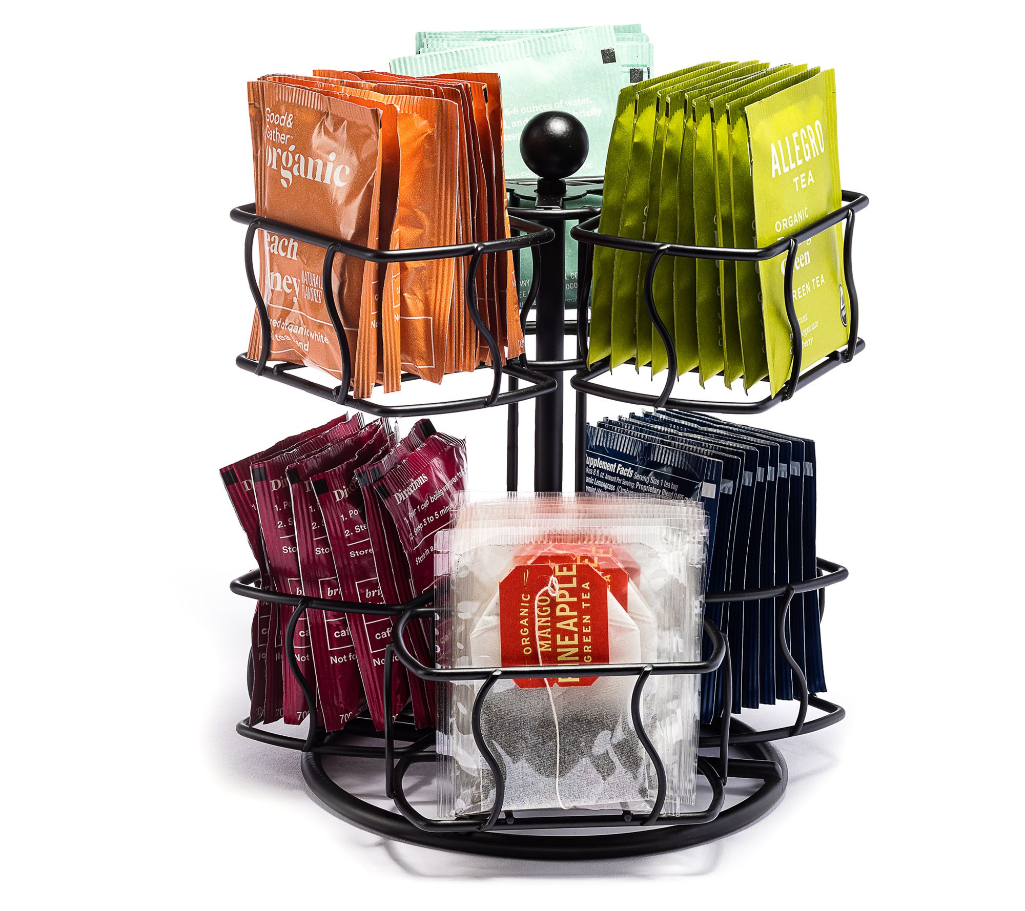 Sorbus Tea Bag Spinning Carousel Organizer
