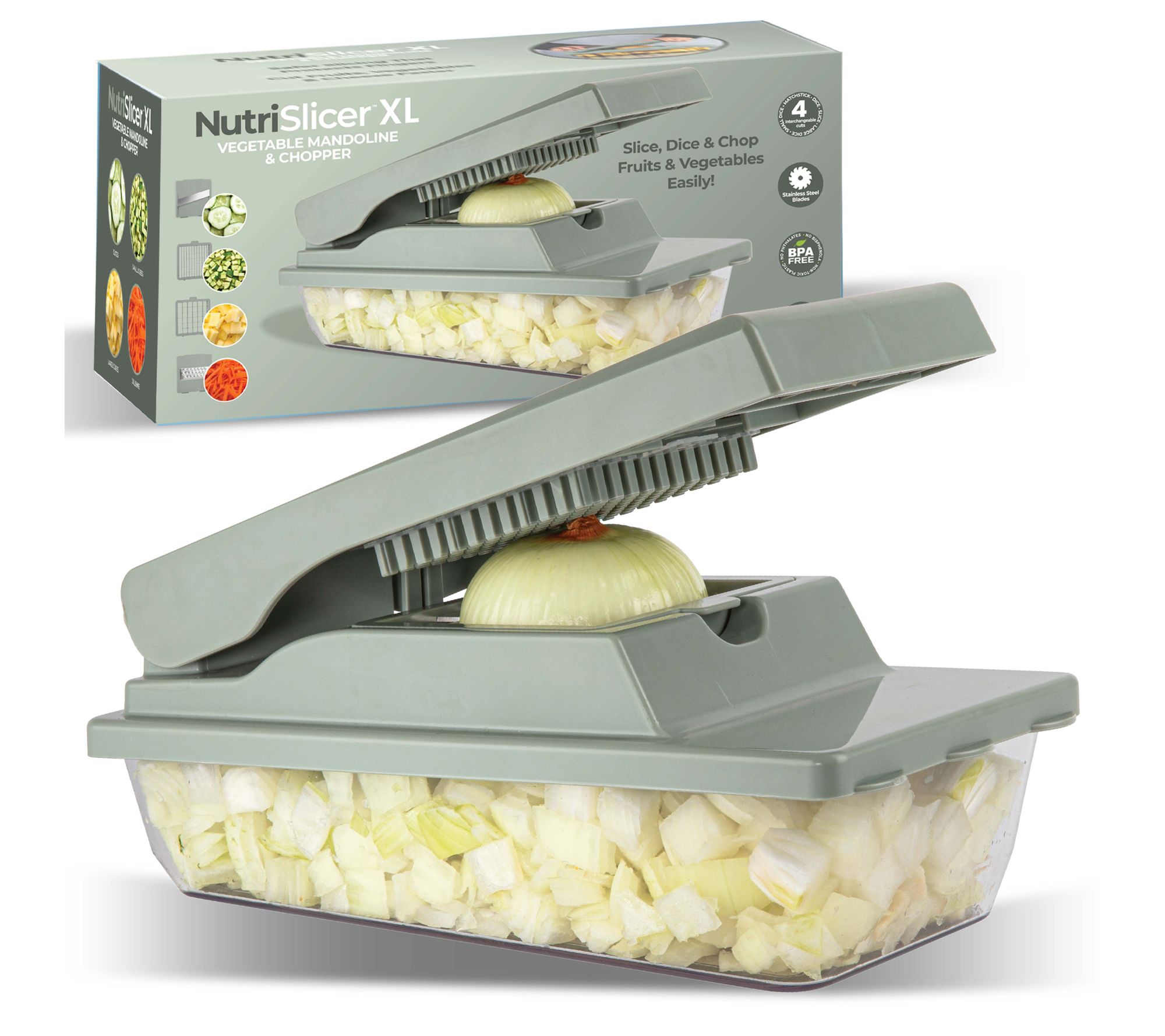 NutriSlicer XL with Mandoline Slicer & Vegetable Chopper