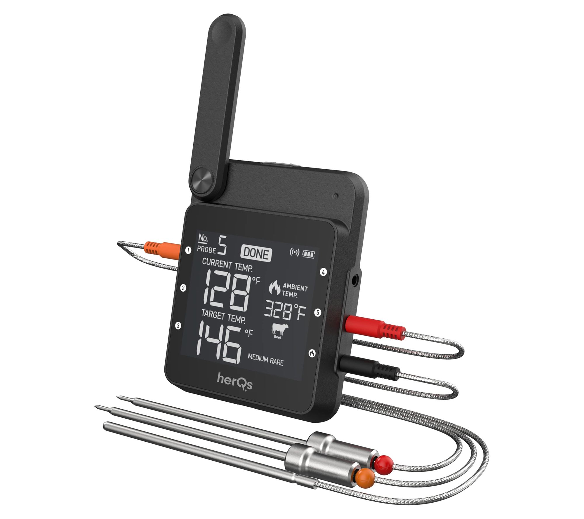 Bios Medical Digital Probe Meat Thermometer with Timer, Manual