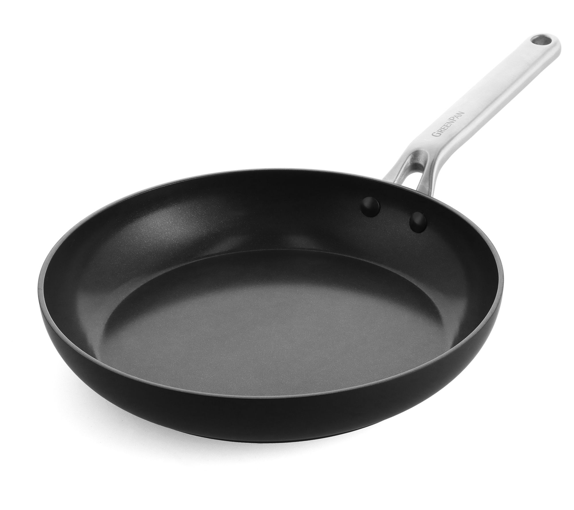 Greenpan Chatham 5 Qt Hard Anodized Healthy Ceramic Nonstick Covered Helper  Handle Skillet Gray : Target