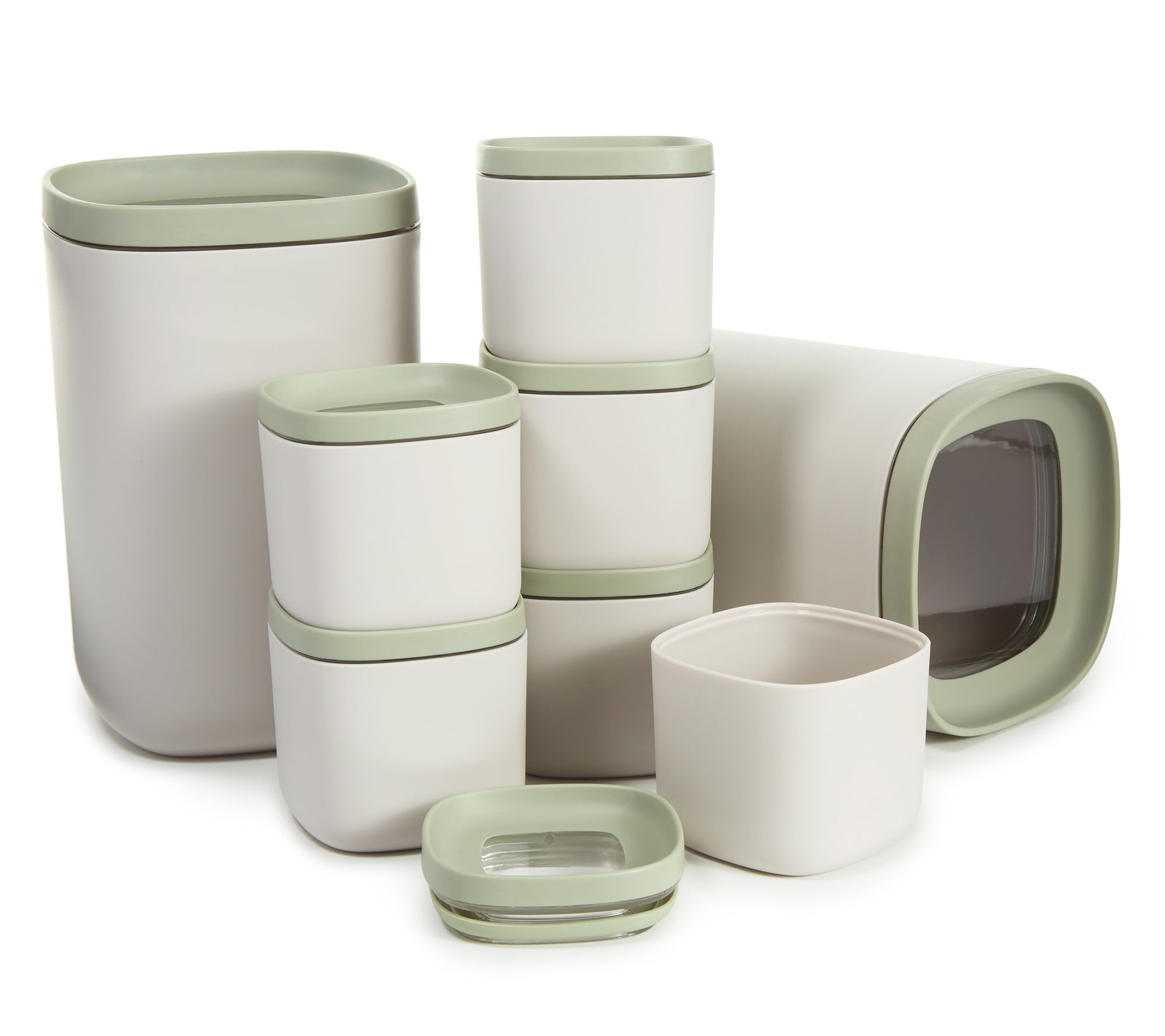 BergHOFF Balance 8Pc Recycled Stackable Food Container Set