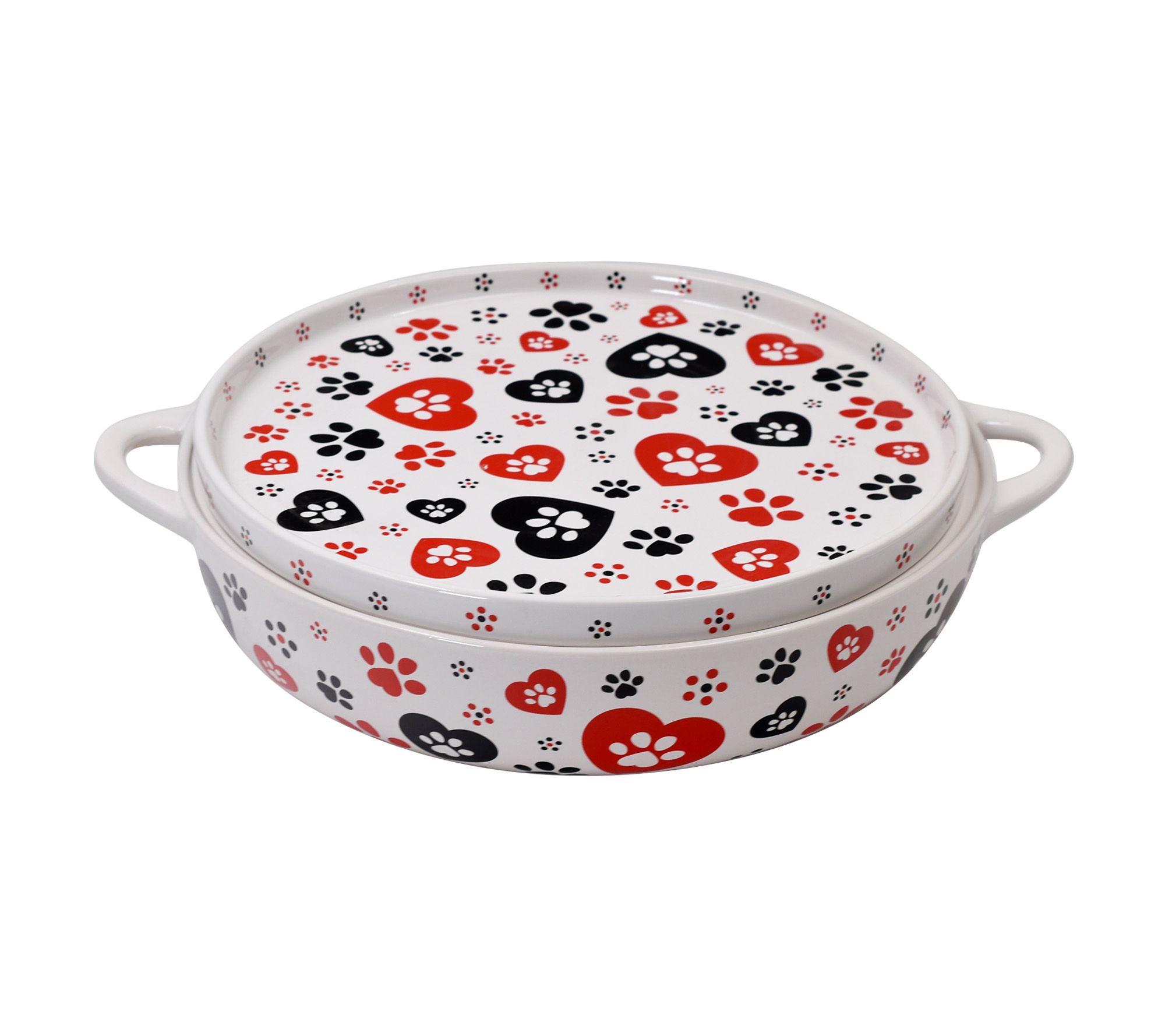 "As Is" Temp- tations Seasonal 3.5-qt Casserole with Deep Dish Lid