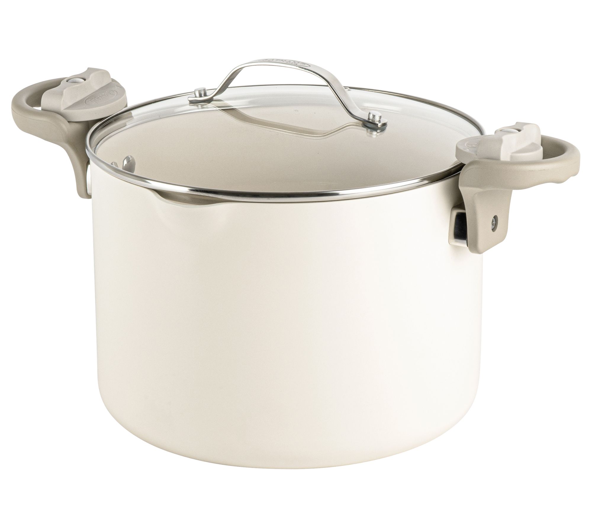 Gotham Steel 8 Qt Nonstick Pasta Pot with Twist & Lock Handles