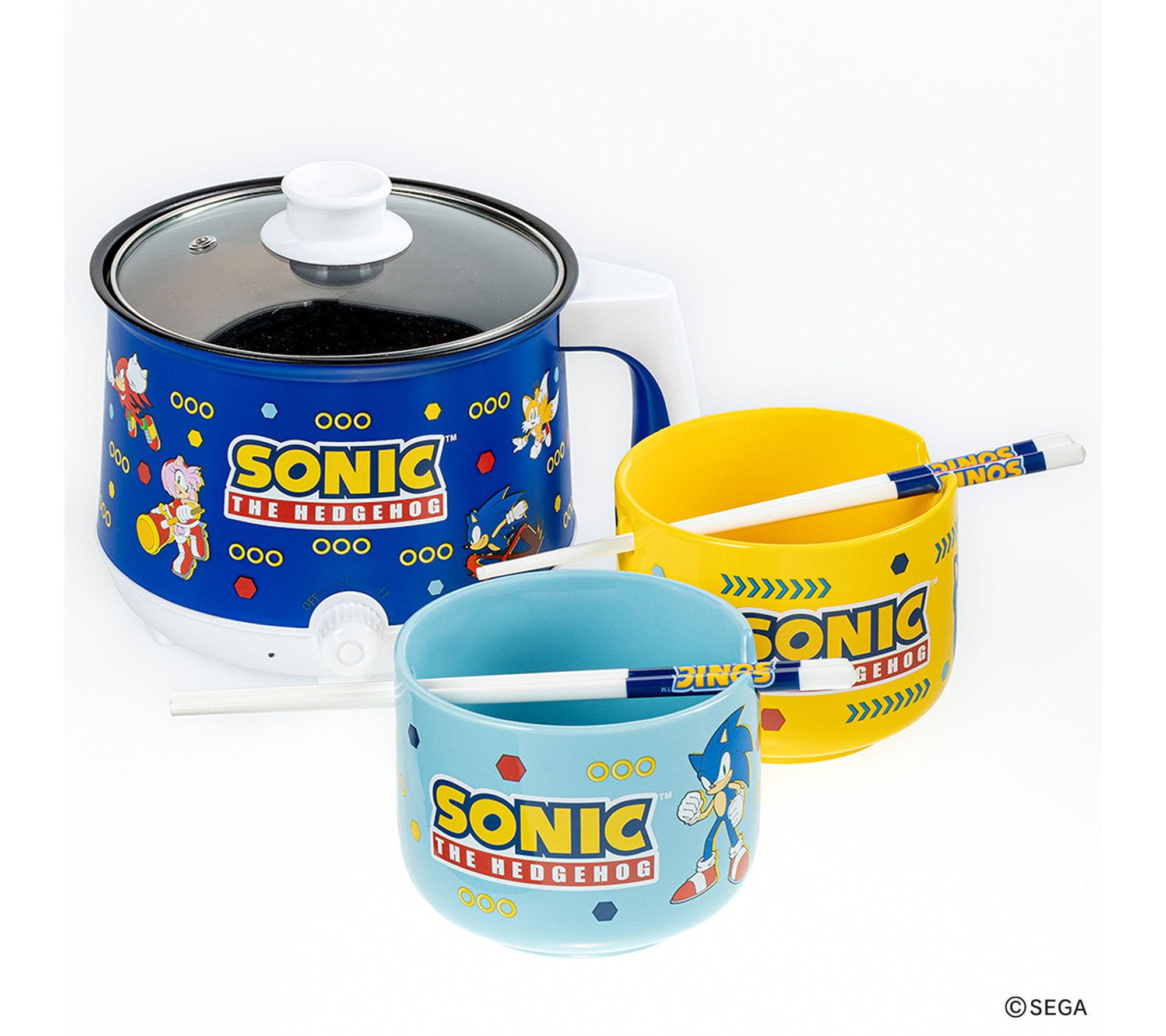 Uncanny Brands Sonic the Hedgehog 16-oz Hot Potw/ Accessories