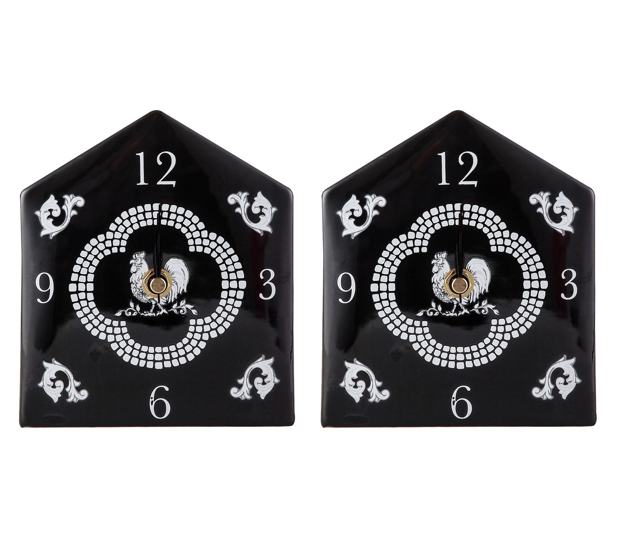 Temp-tations Set of 2 Desktop Clocks