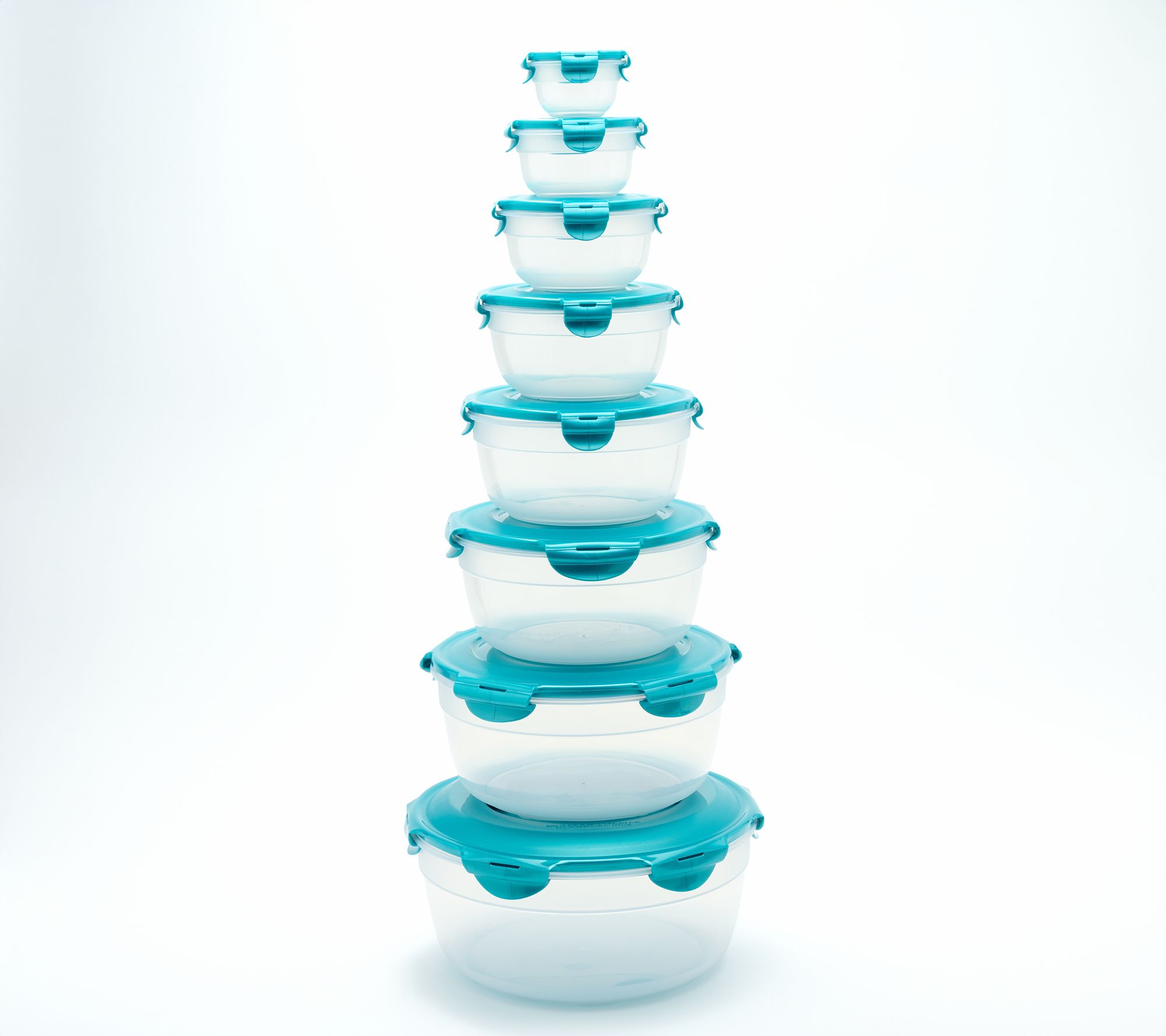 LocknLock 8-Piece Nestable Bowl Set w/ (1) Handle Lid