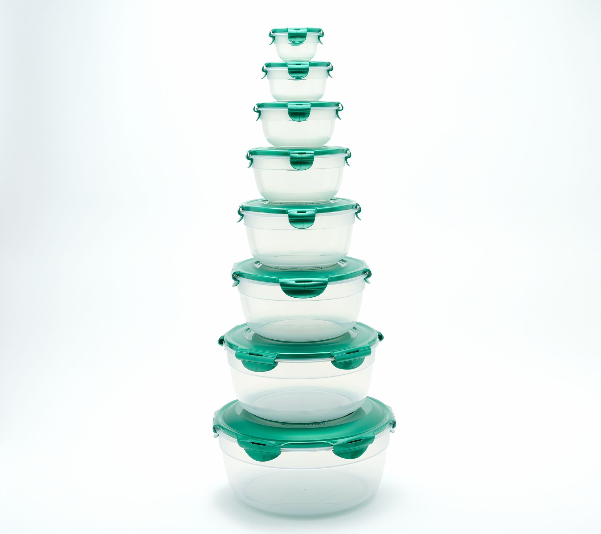 LocknLock 8-Piece Nestable Bowl Set w/ (1) Handle Lid