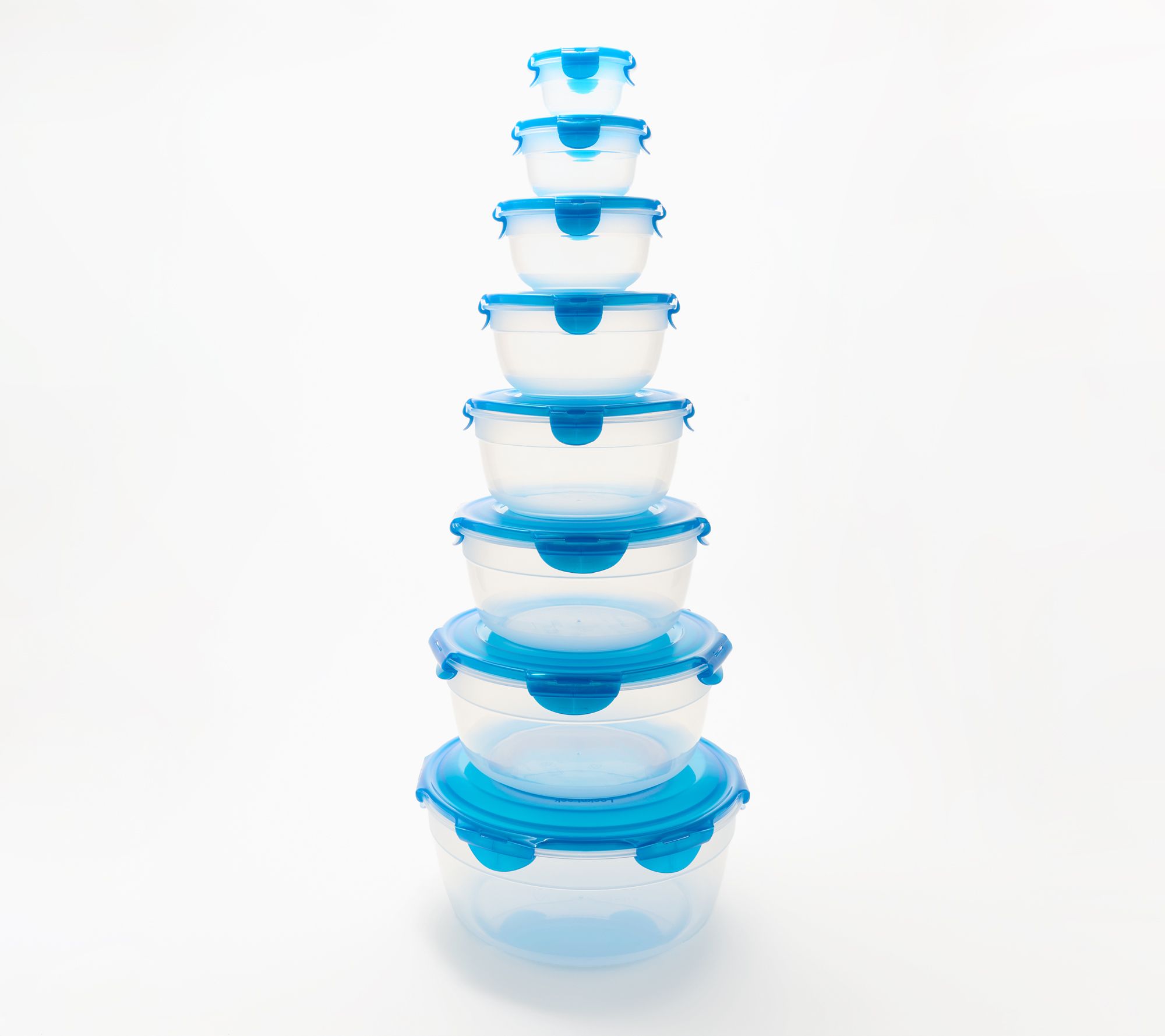 LocknLock 8-Piece Nestable Bowl Set w/ (1) Handle Lid