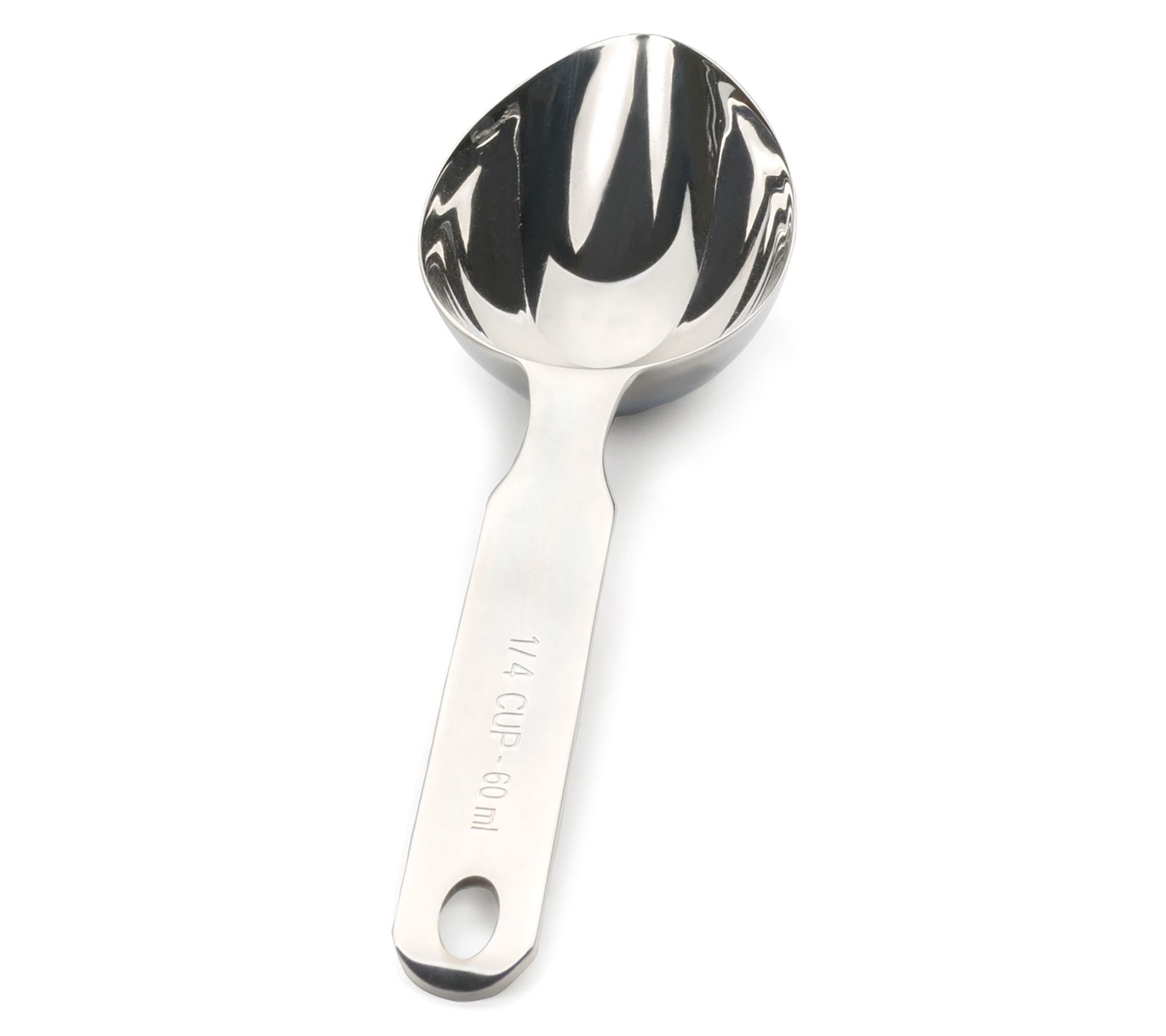 RSVP 1/4-Cup Oval Measuring Scoop