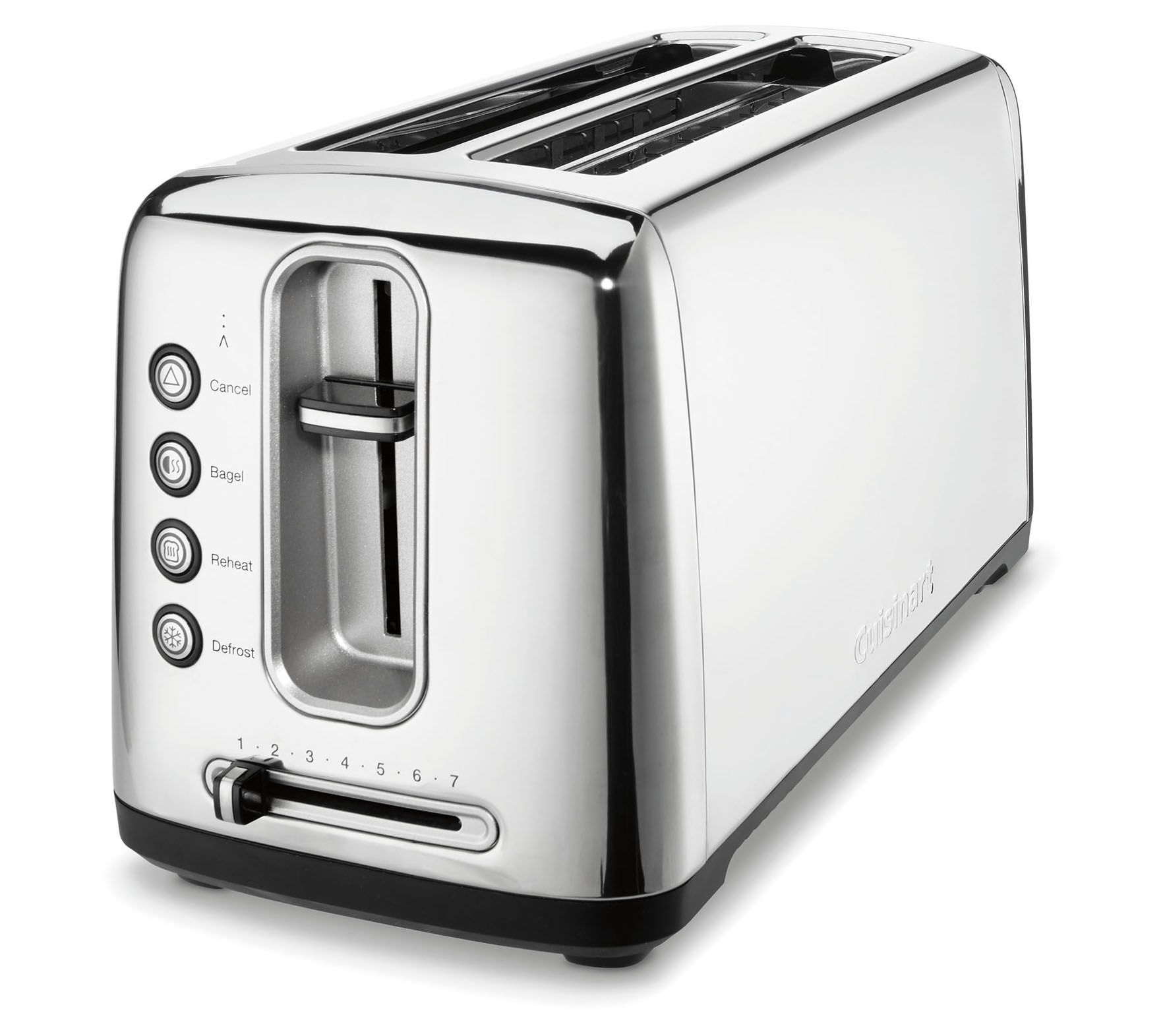 Cuisinart 2 Slice Brushed Stainless Steel Toaster for Bagels to Thin Bread  for sale online