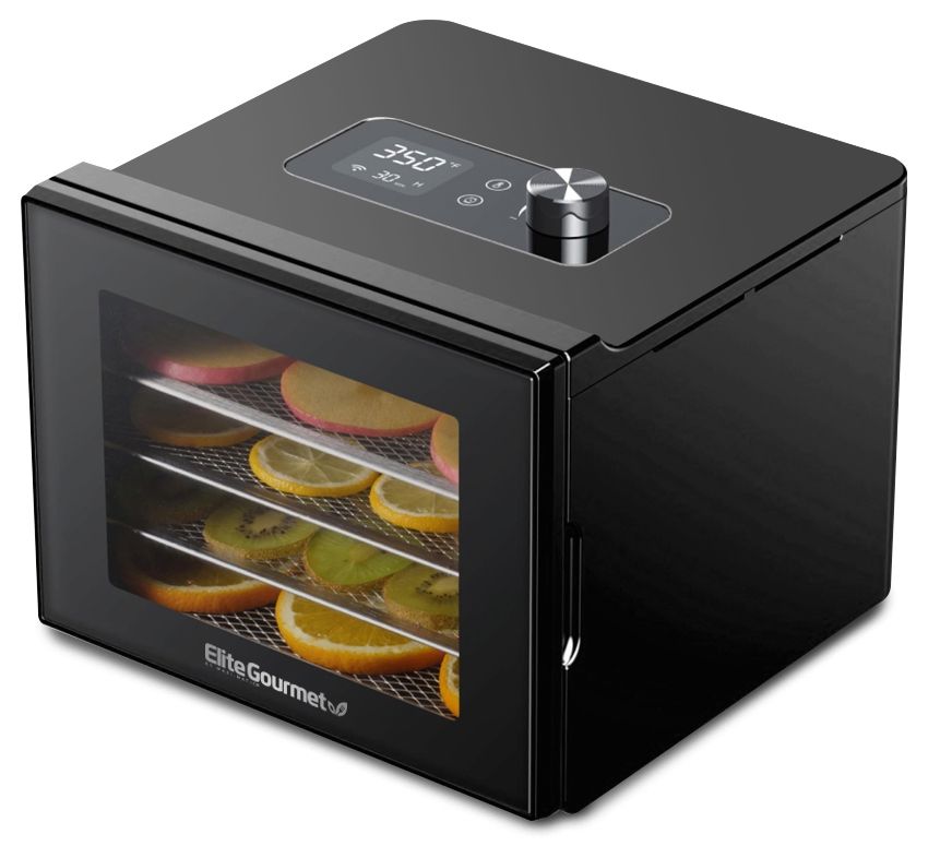Ivation 9 Tray Premium Digital Electric Food Dehydrator Machine - 600W