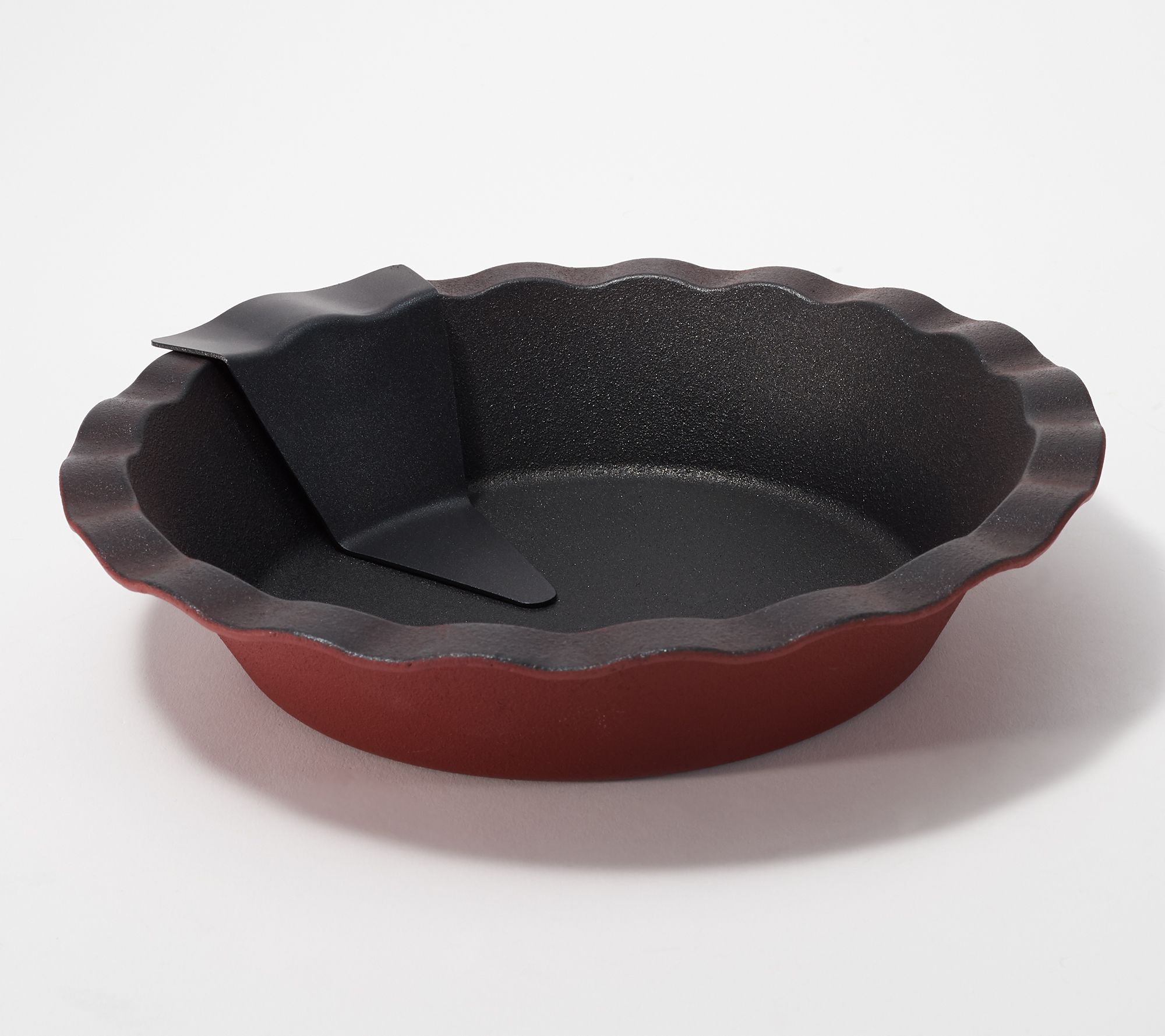 Cook's Essentials Cast-Iron Elite 10 Pie Pan with Lifter 