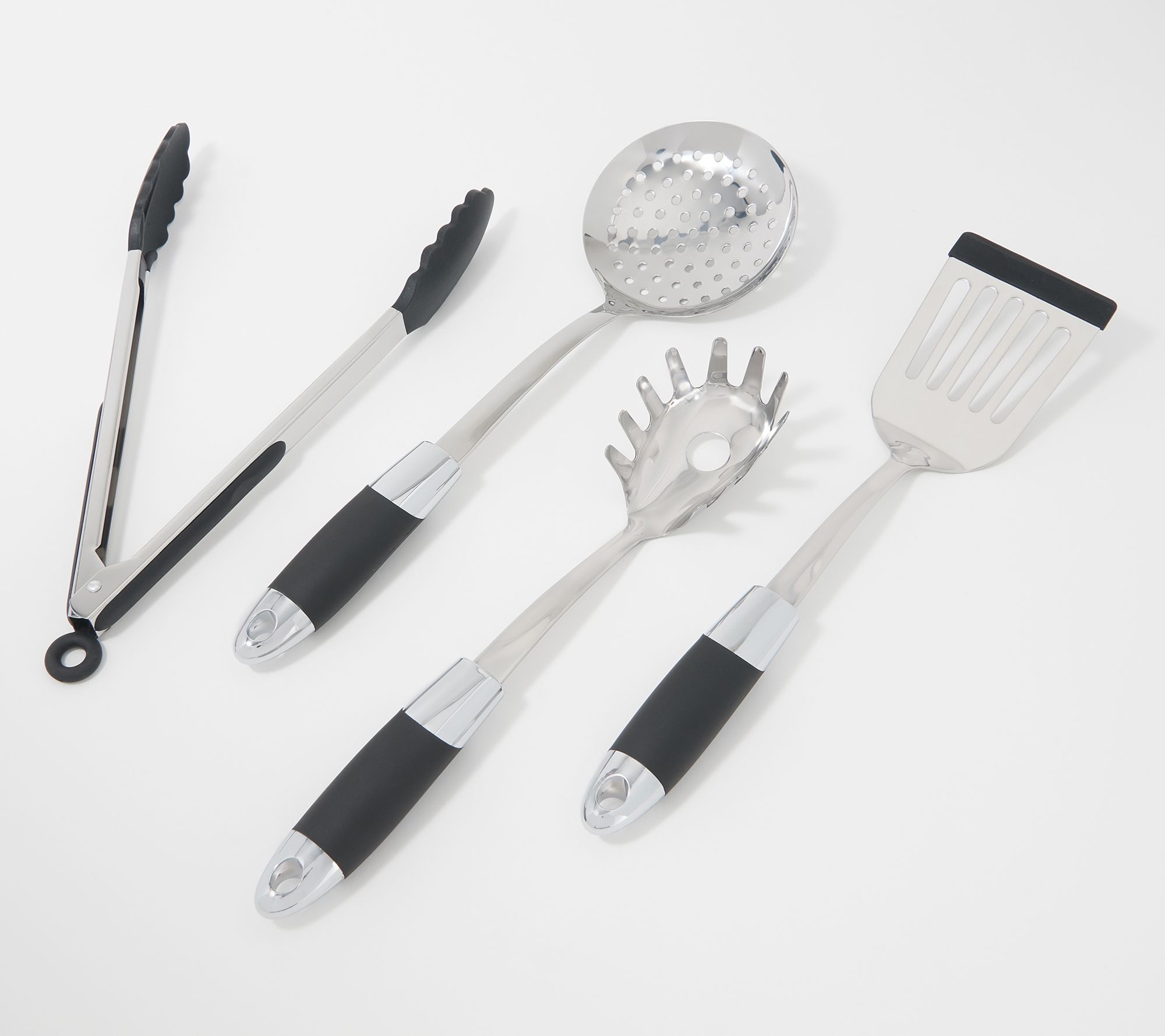 Set of 4 Specialty Stainless Steel Kitchen Utensil Set - QVC.com