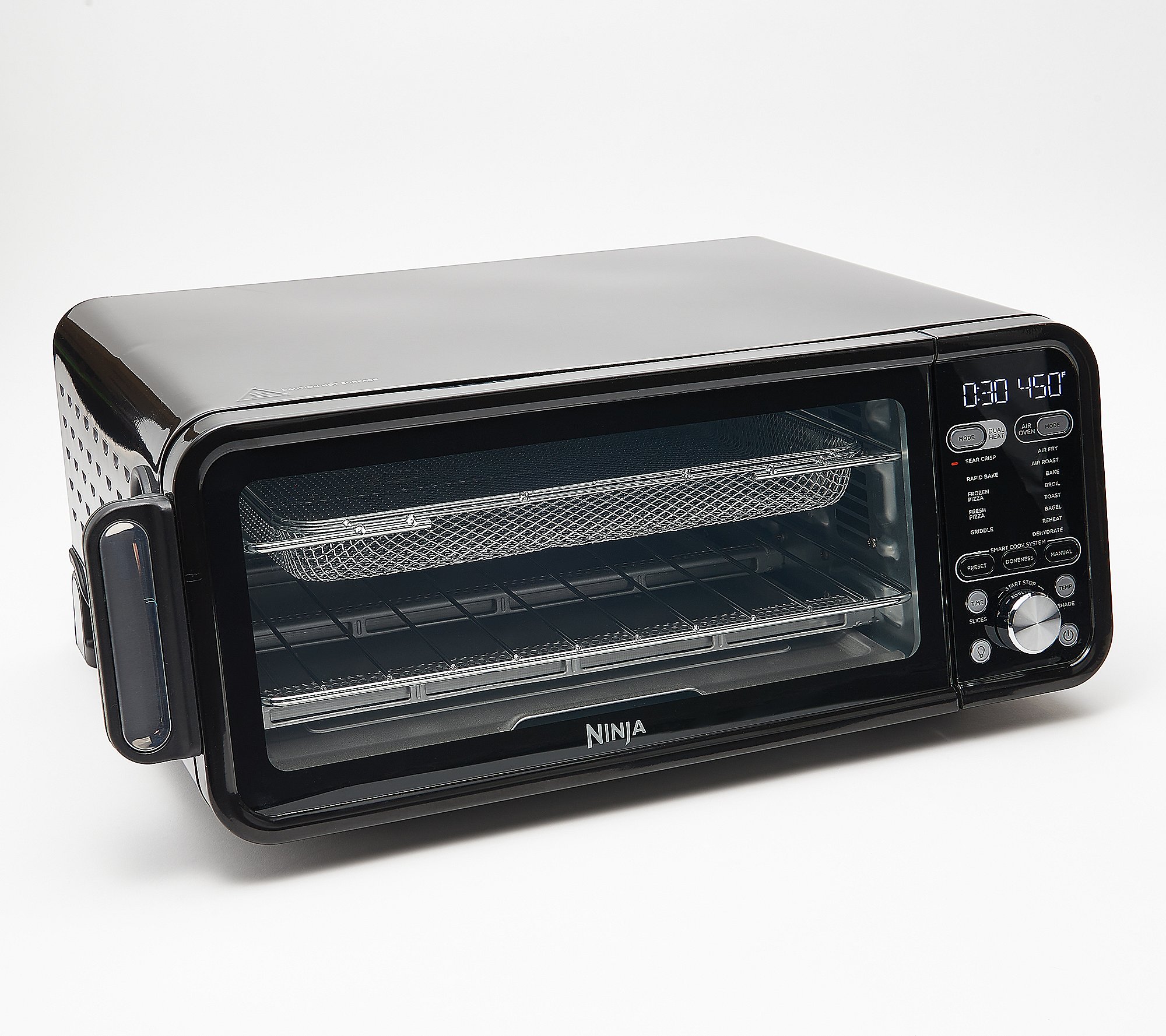 Ninja SP351Q Foodi MAX 15-in-1 Smart Dual Heat Air Fry Flip Oven with Probe