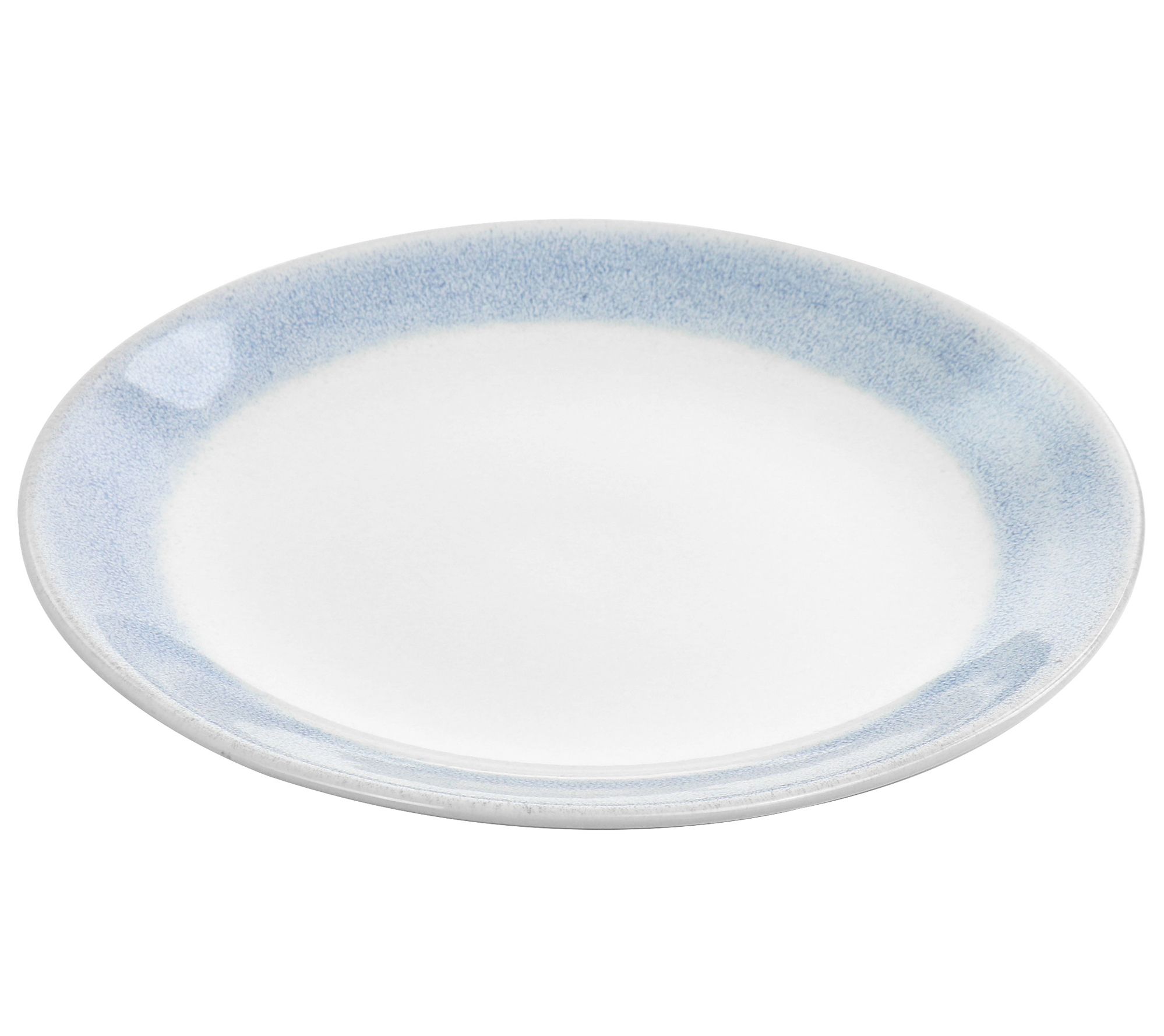 Martha Stewart 11" Blue Rim Dinner Plate