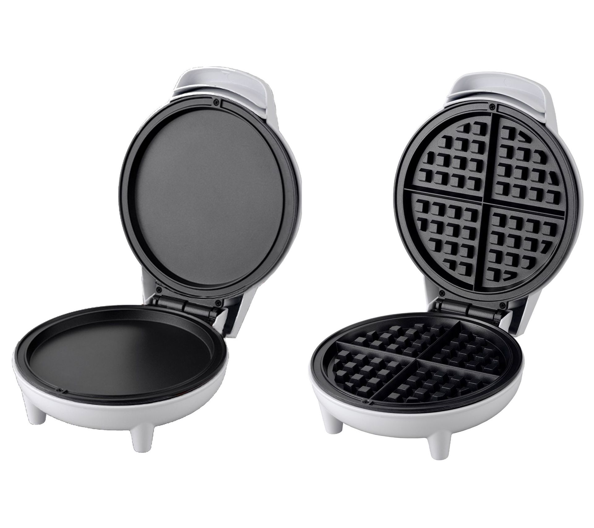 Courant Personal Griddle and Waffle Maker - Bre akfast Bundle