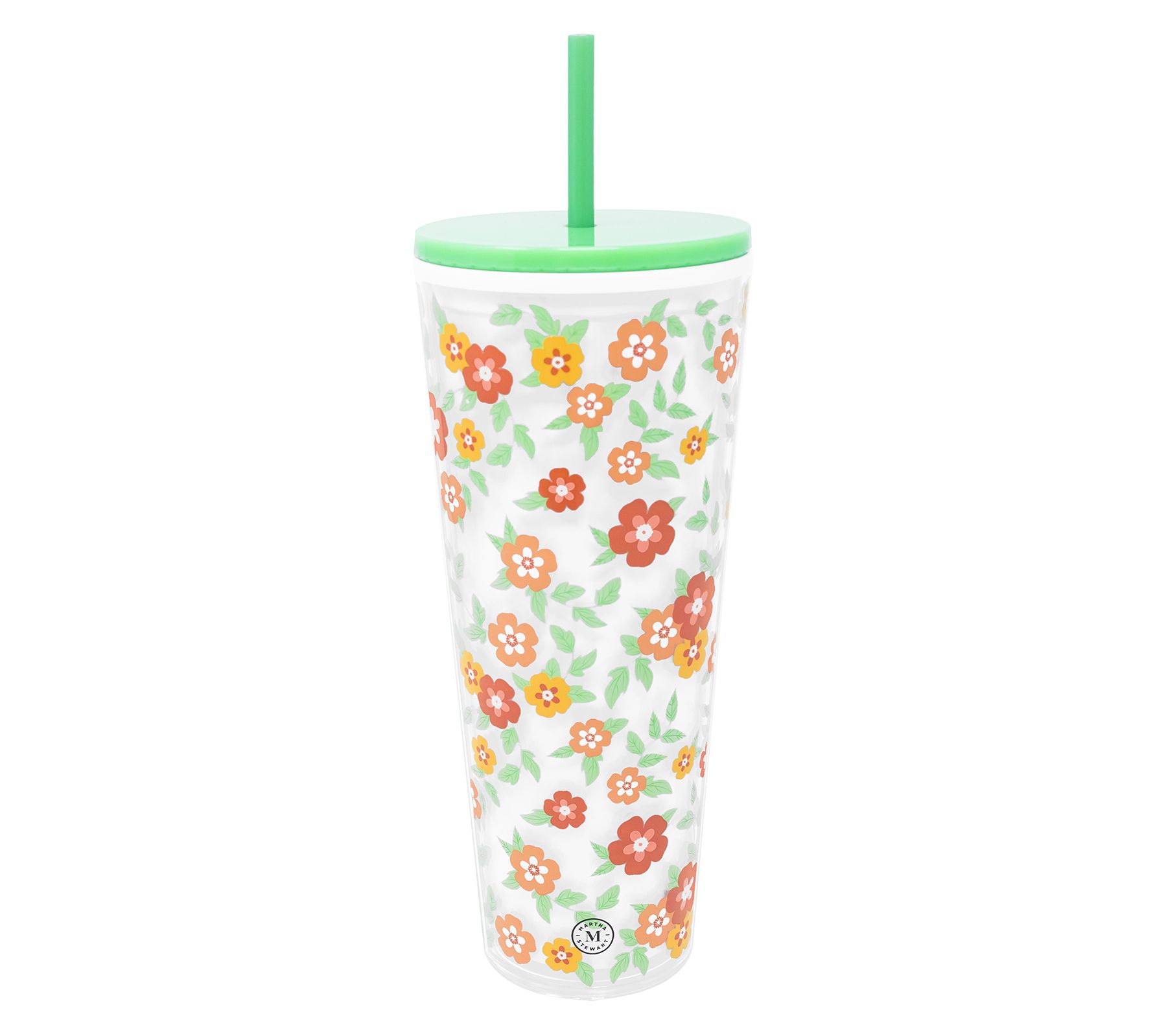 Martha Stewart Tumbler with Straw