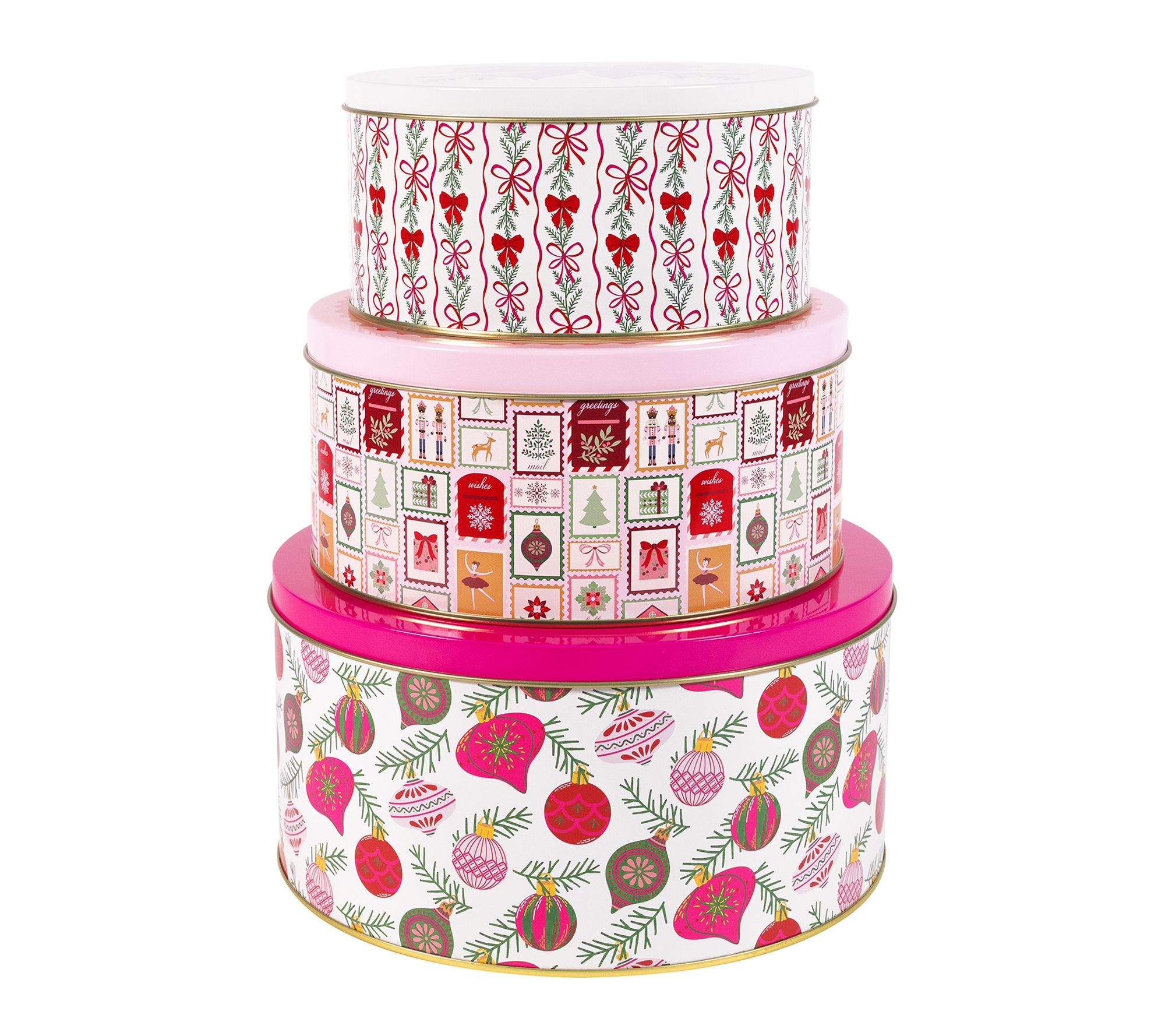 Martha Stewart Cookie Tin Set, Assorted