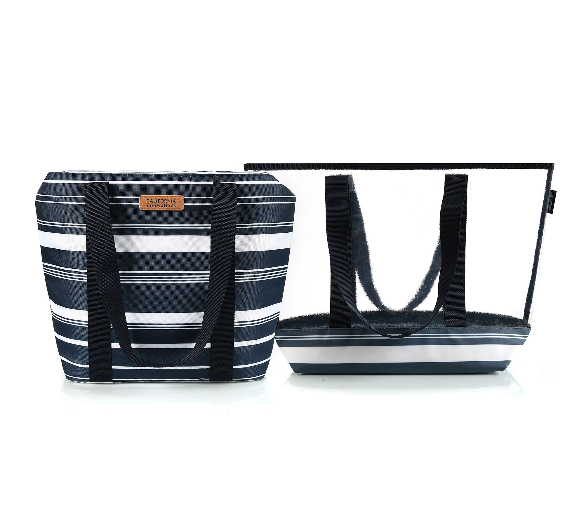 California Innovations 24-can Clear & Insulated Beach Totes