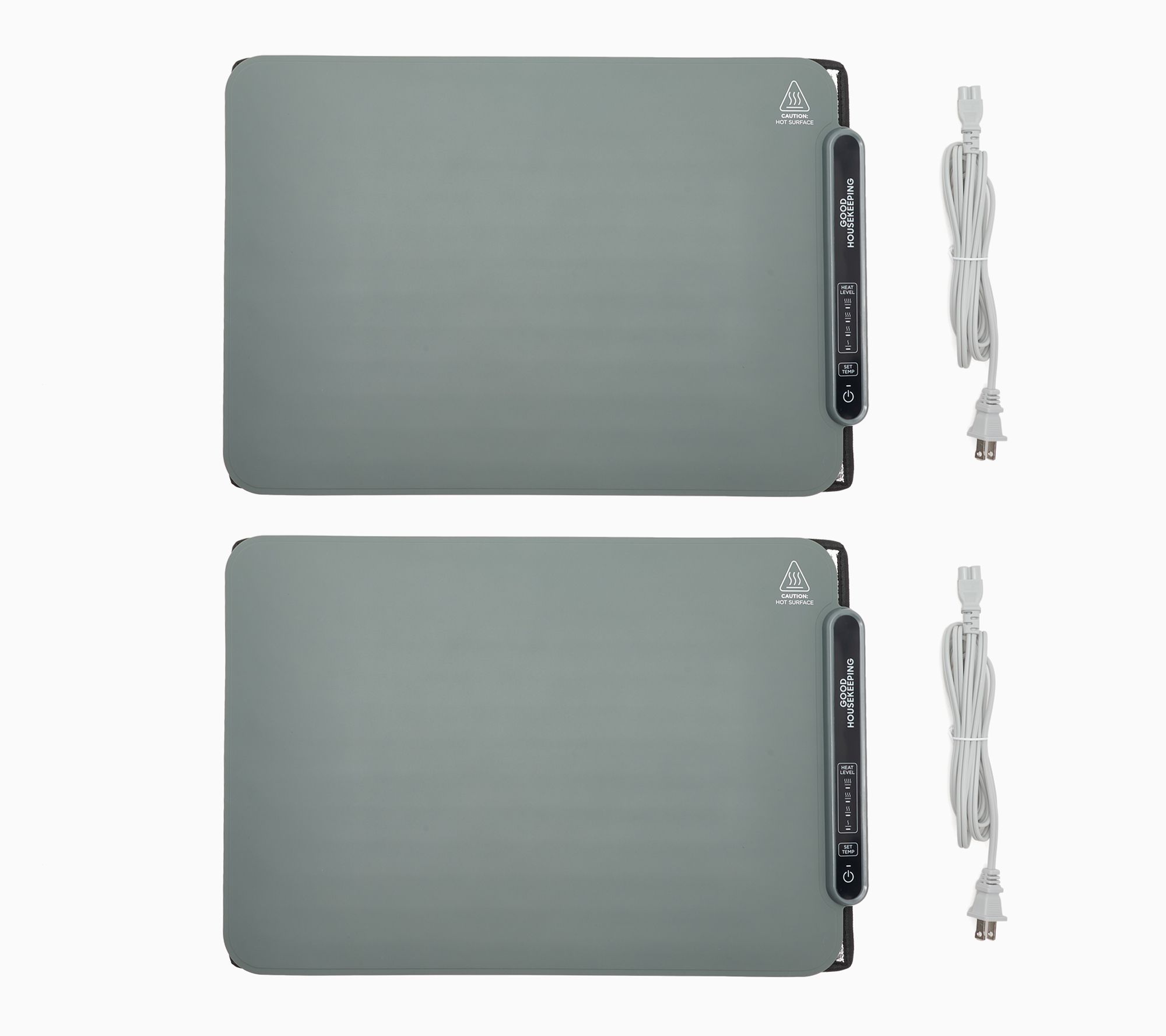 Good Housekeeping S/2 19" x 13" Food Warming Mats with Bags
